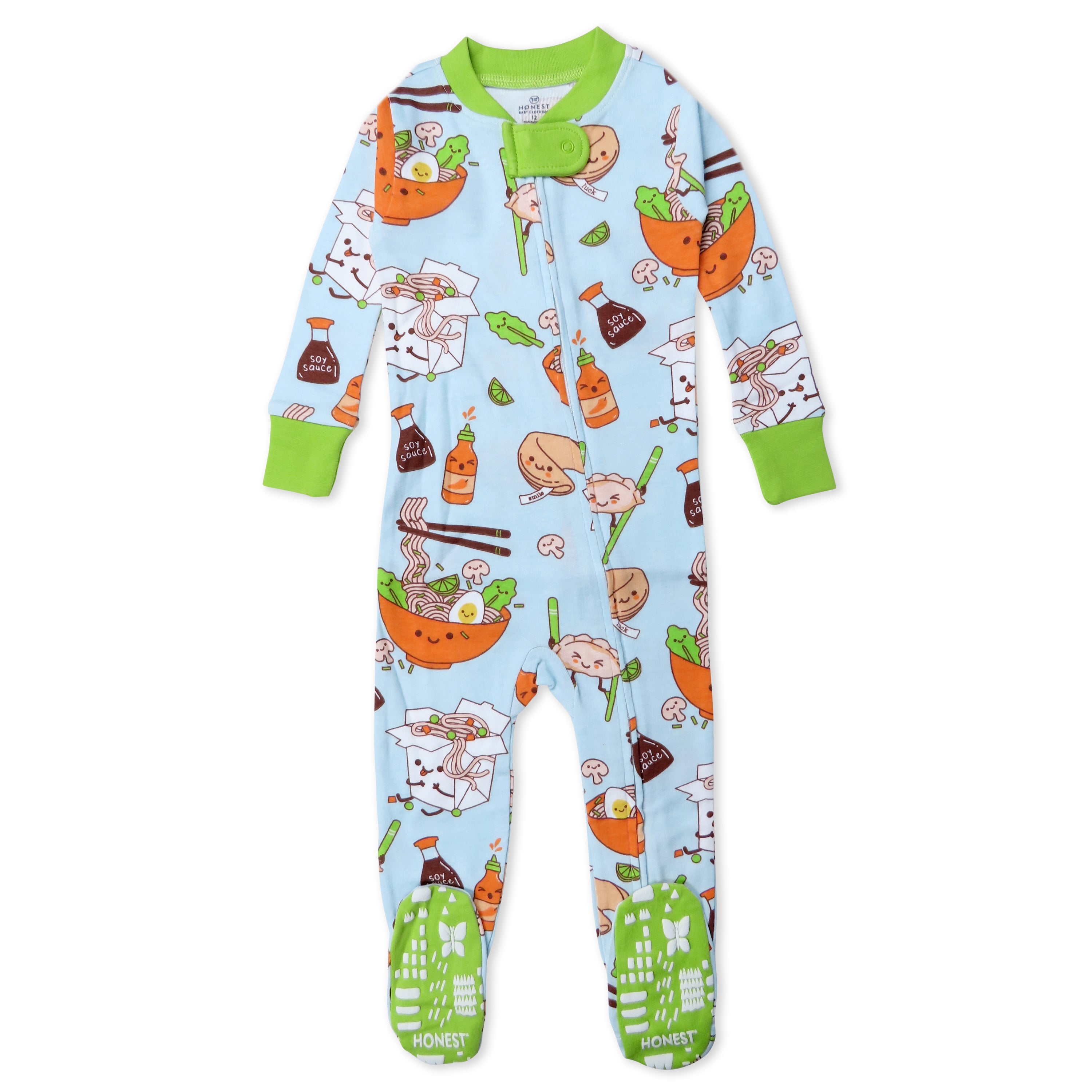 Organic Cotton Fun Foods Pajamas For Babies & Toddlers