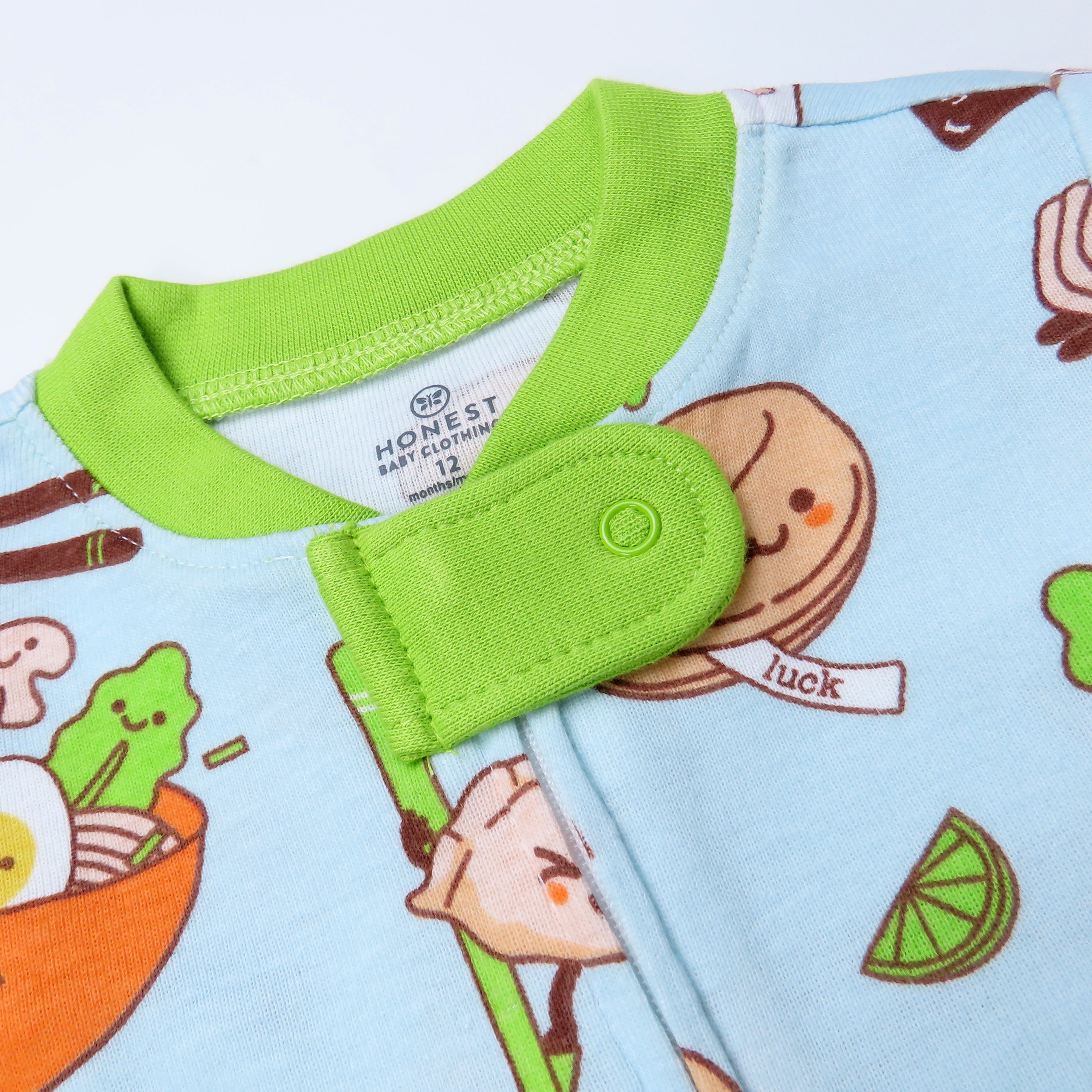 Organic Cotton Fun Foods Pajamas For Babies & Toddlers