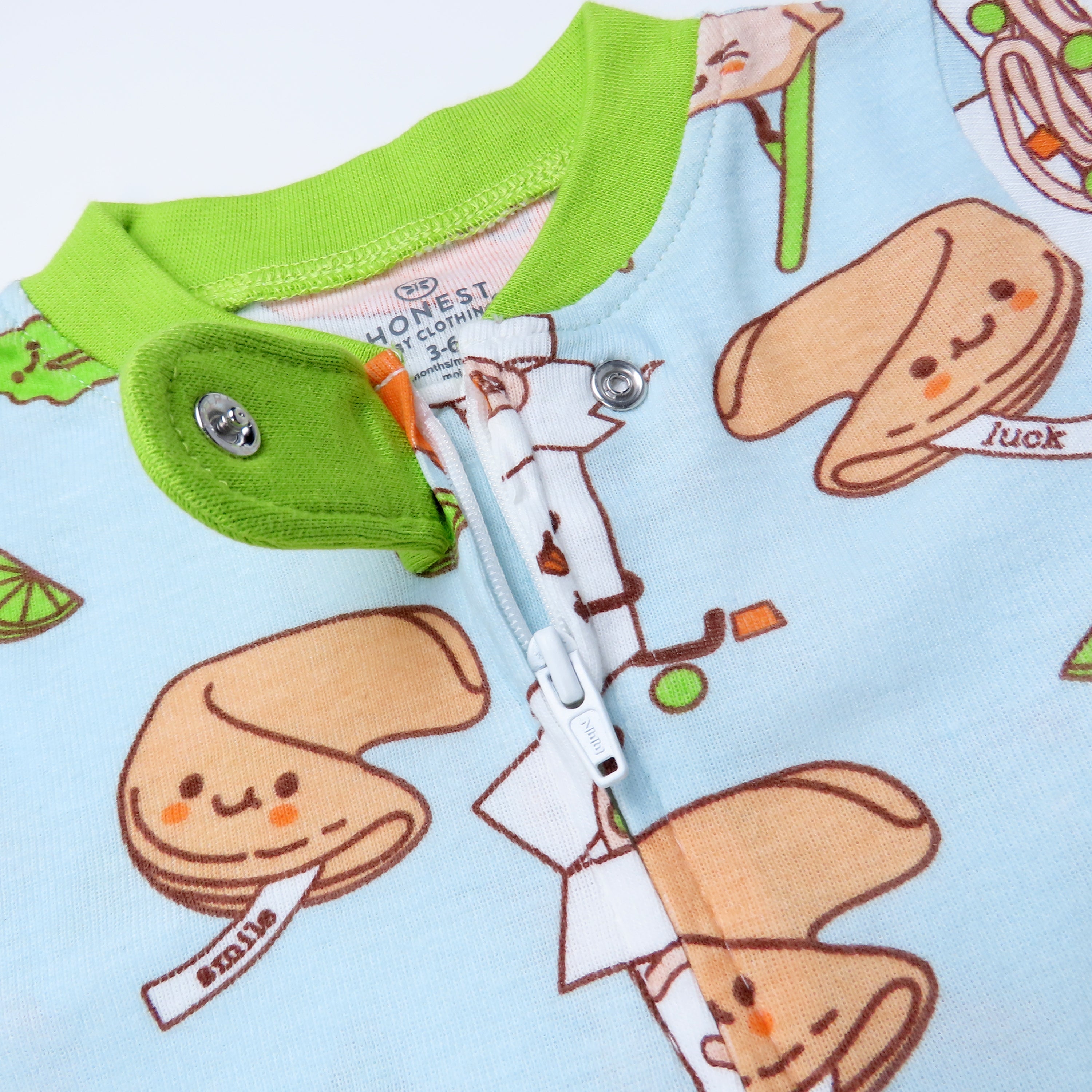 Organic Cotton Fun Foods Pajamas For Babies & Toddlers