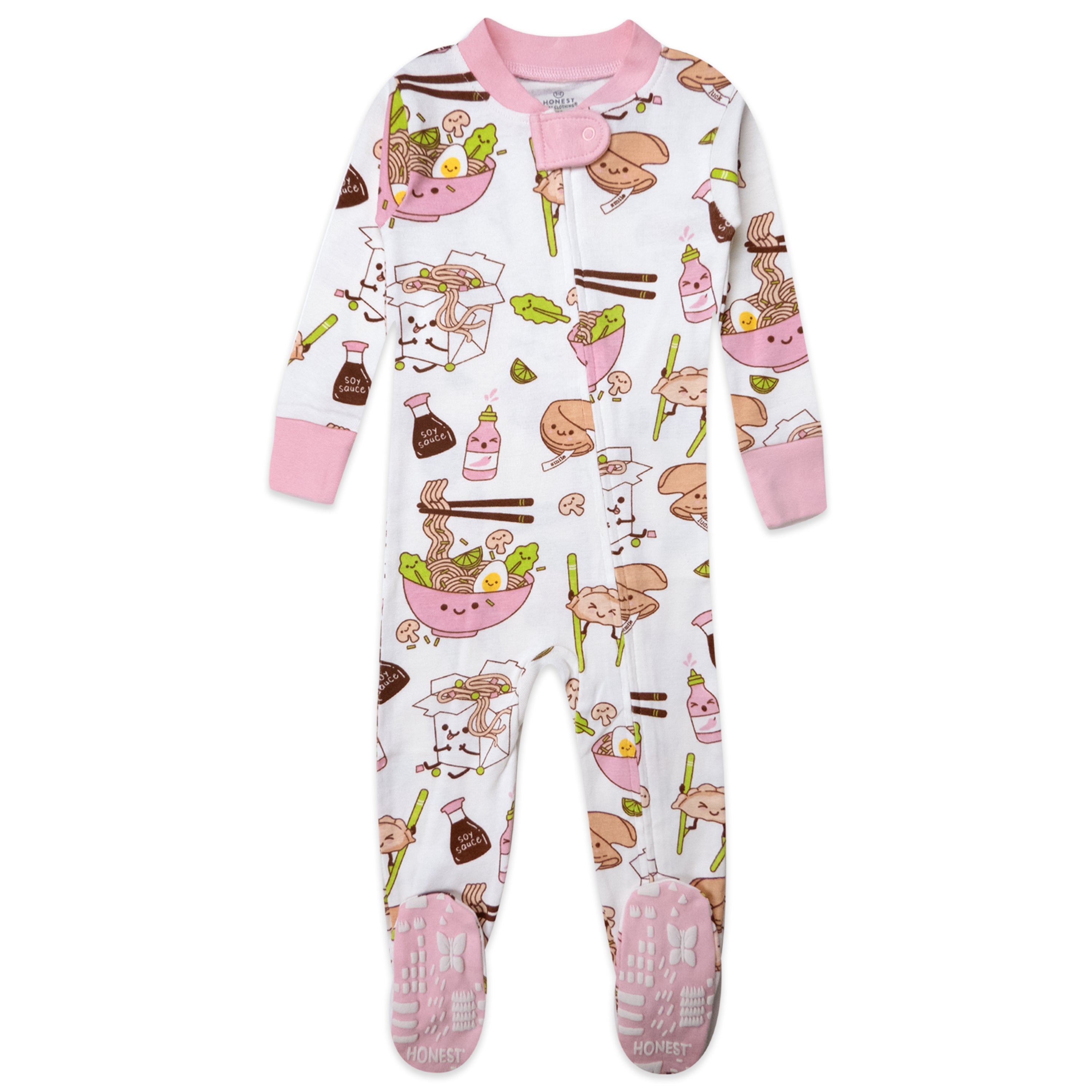 Organic Cotton Fun Foods Pajamas For Babies & Toddlers