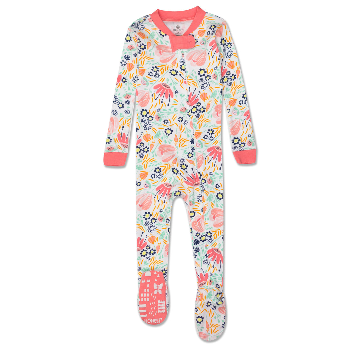 Organic Cotton Snug-Fit Footed Pajamas