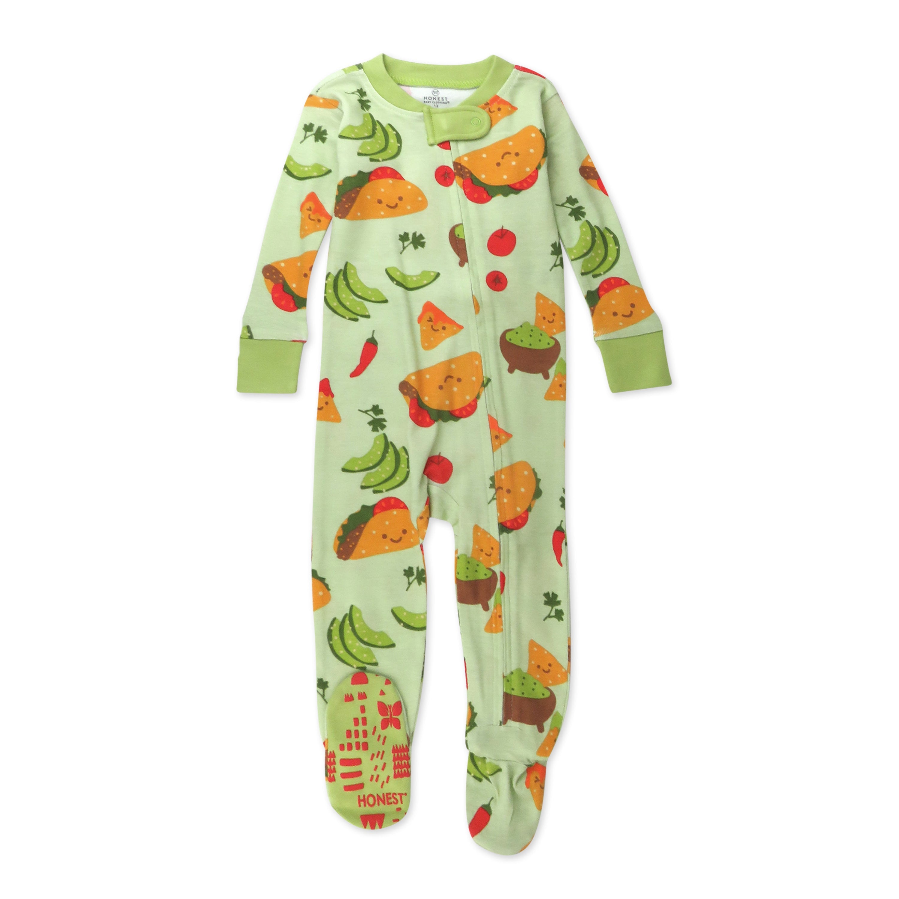 Organic Cotton Fun Foods Pajamas For Babies & Toddlers