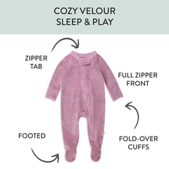 Organic Cotton Velour Sleep & Play