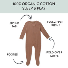 Organic Cotton Waffle Sleep & Play