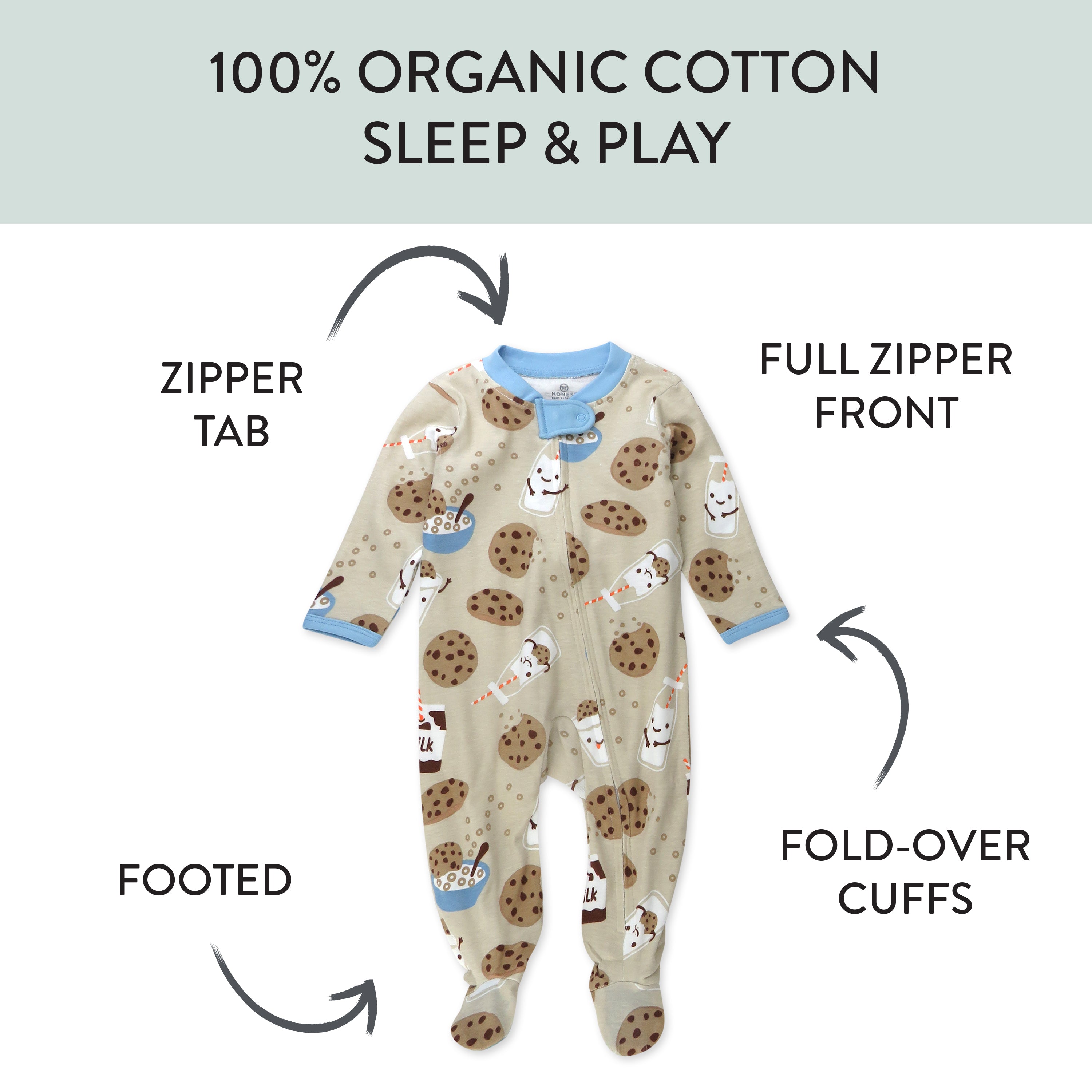 2-Pack Organic Cotton Sleep & Plays