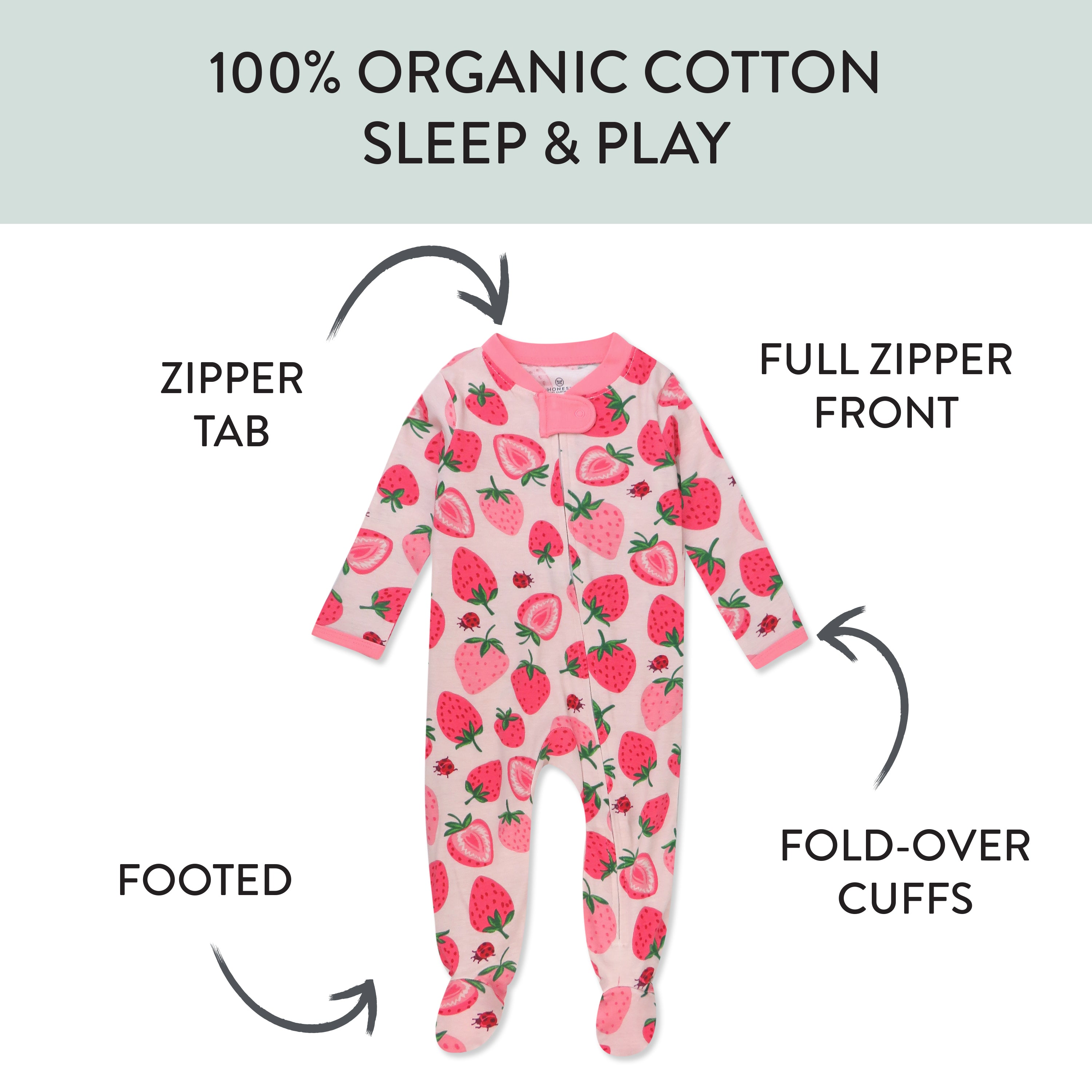 2-Pack Organic Cotton Sleep & Plays