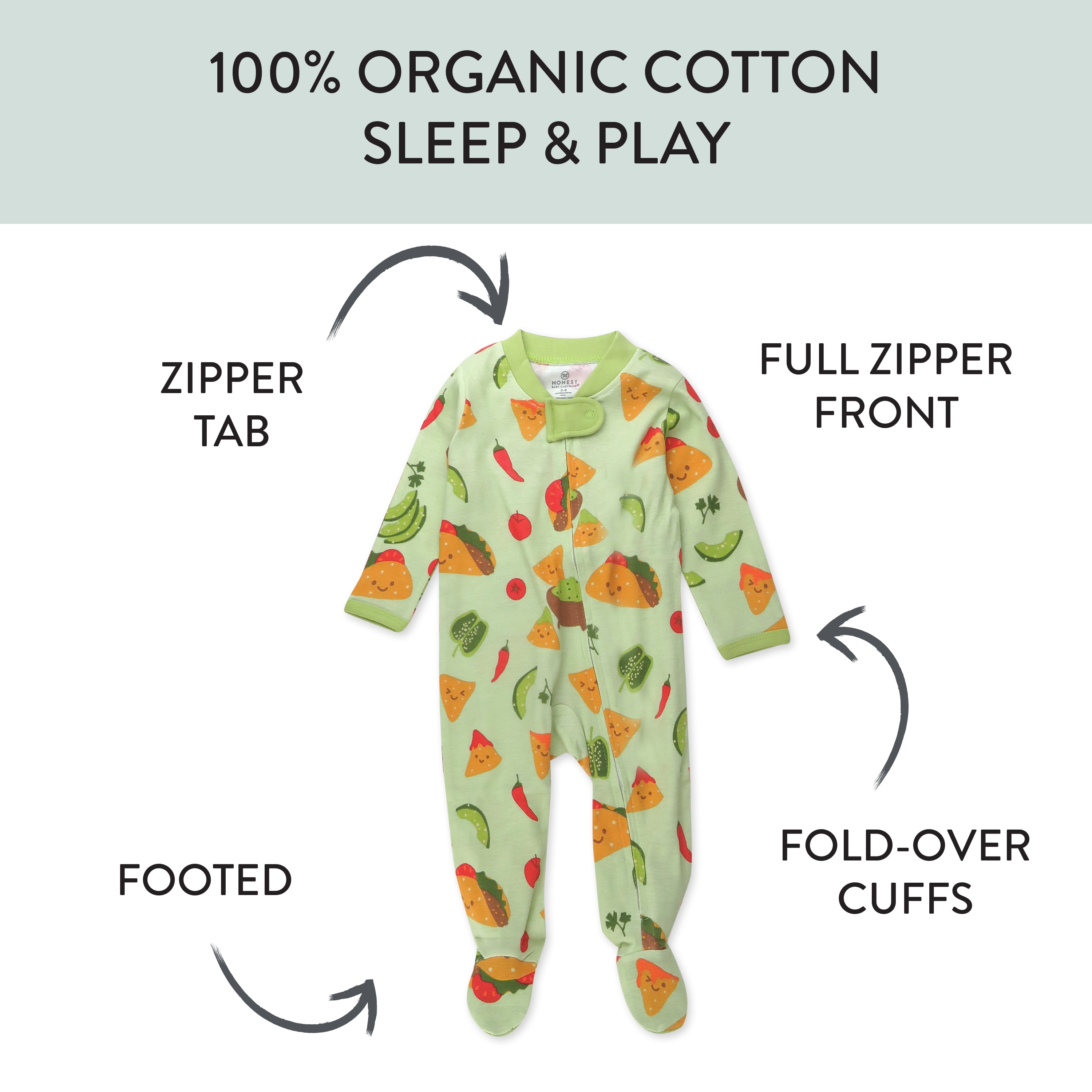 2-Pack Organic Cotton Sleep & Plays