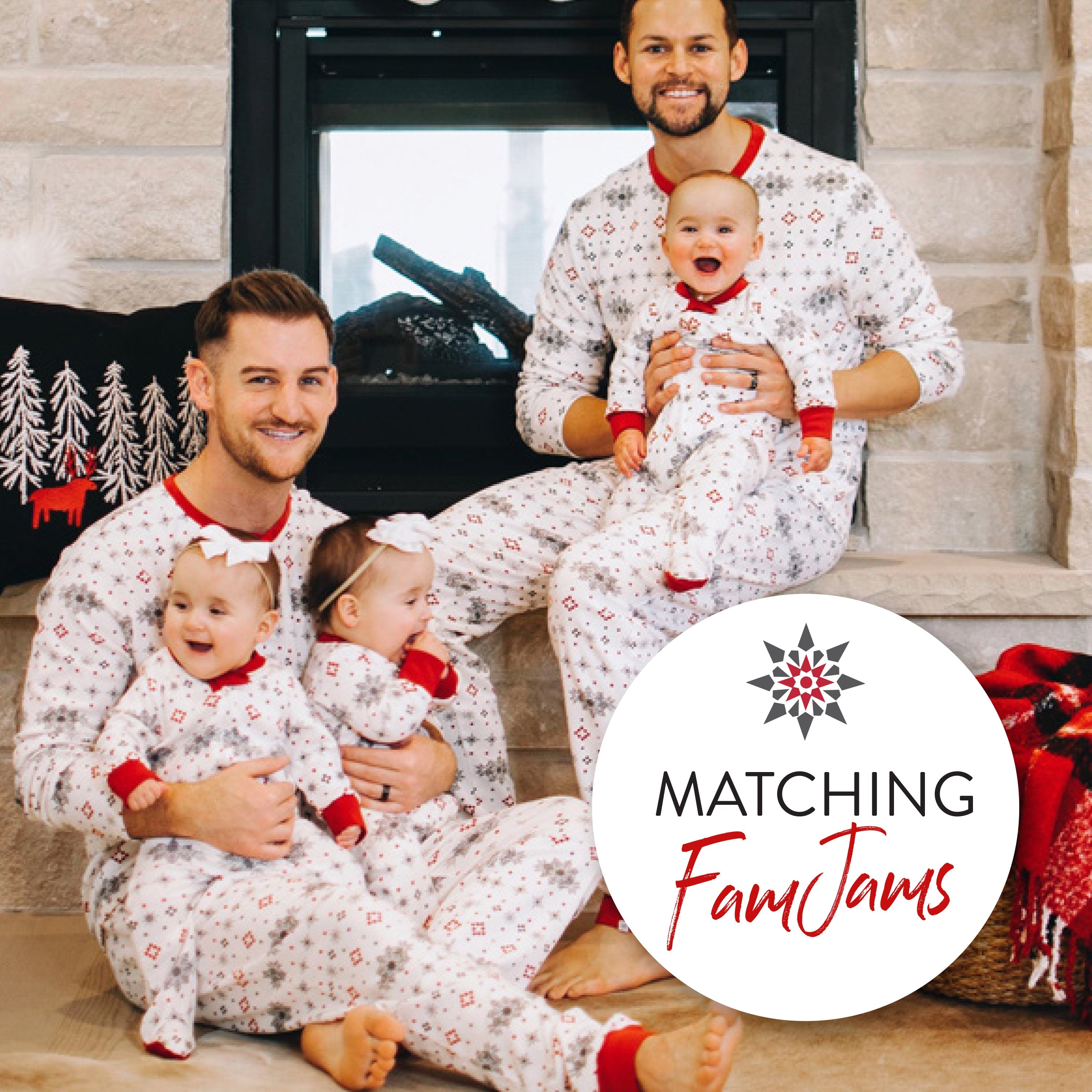 4-Piece Organic Cotton Holiday PJ Set