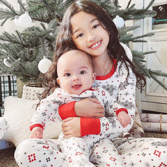4-Piece Organic Cotton Holiday PJ Set