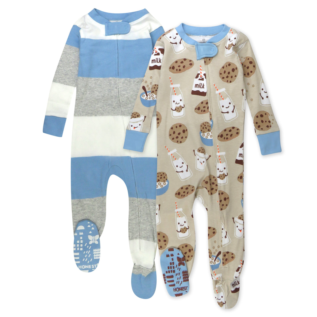 2-Pack Organic Cotton Snug-Fit Footed Pajama