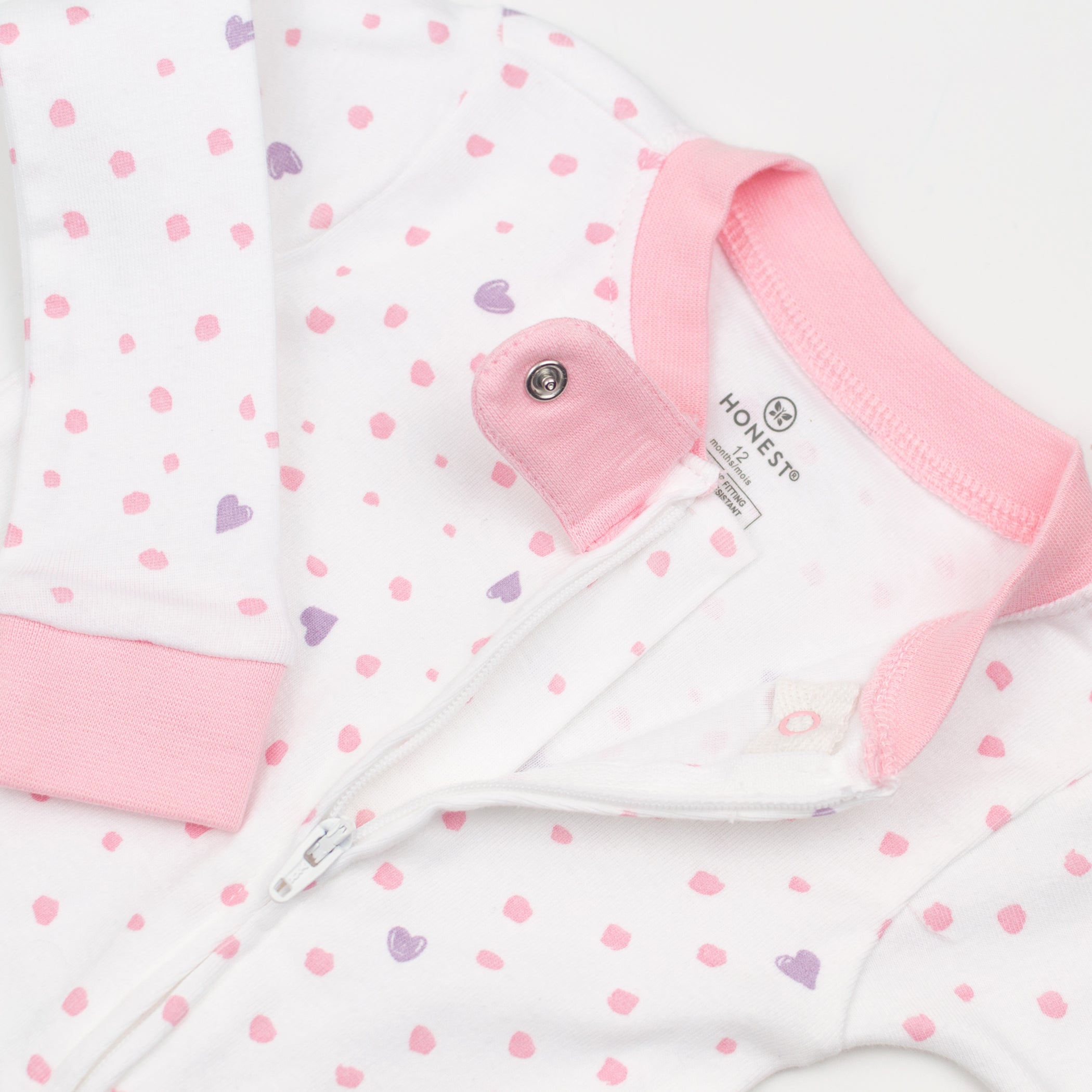 2-Pack Organic Cotton Snug-Fit Footed Pajamas