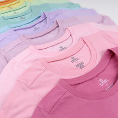 10-Pack Organic Cotton Long Sleeve T-Shirts