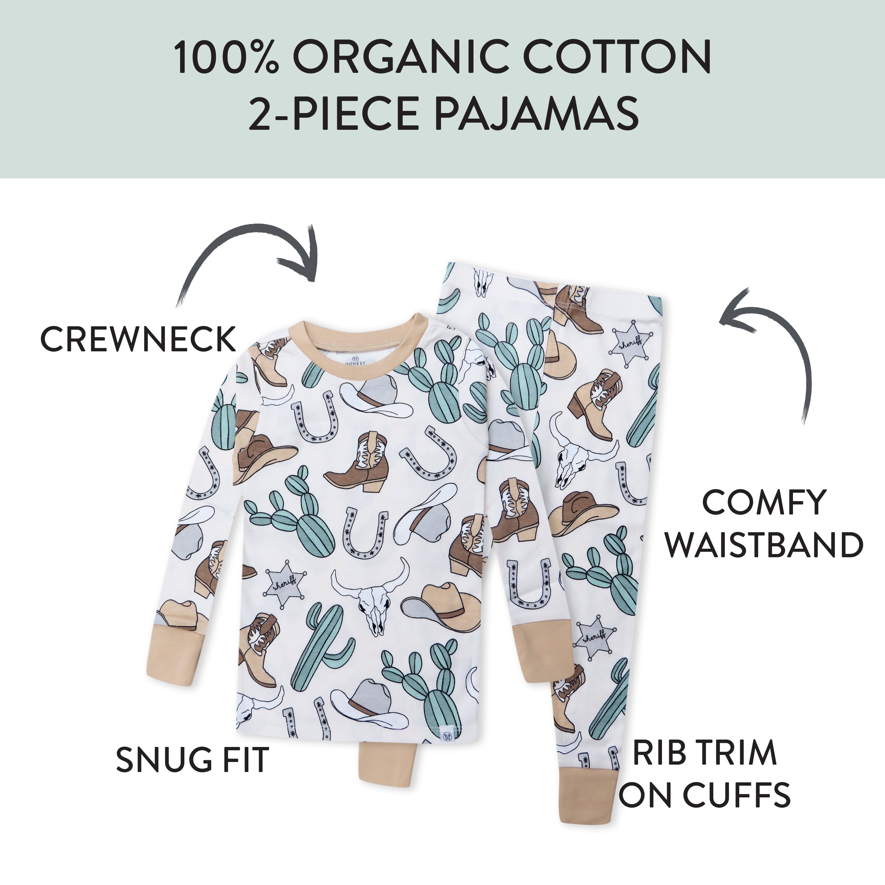 2-Piece Organic Cotton Pajamas