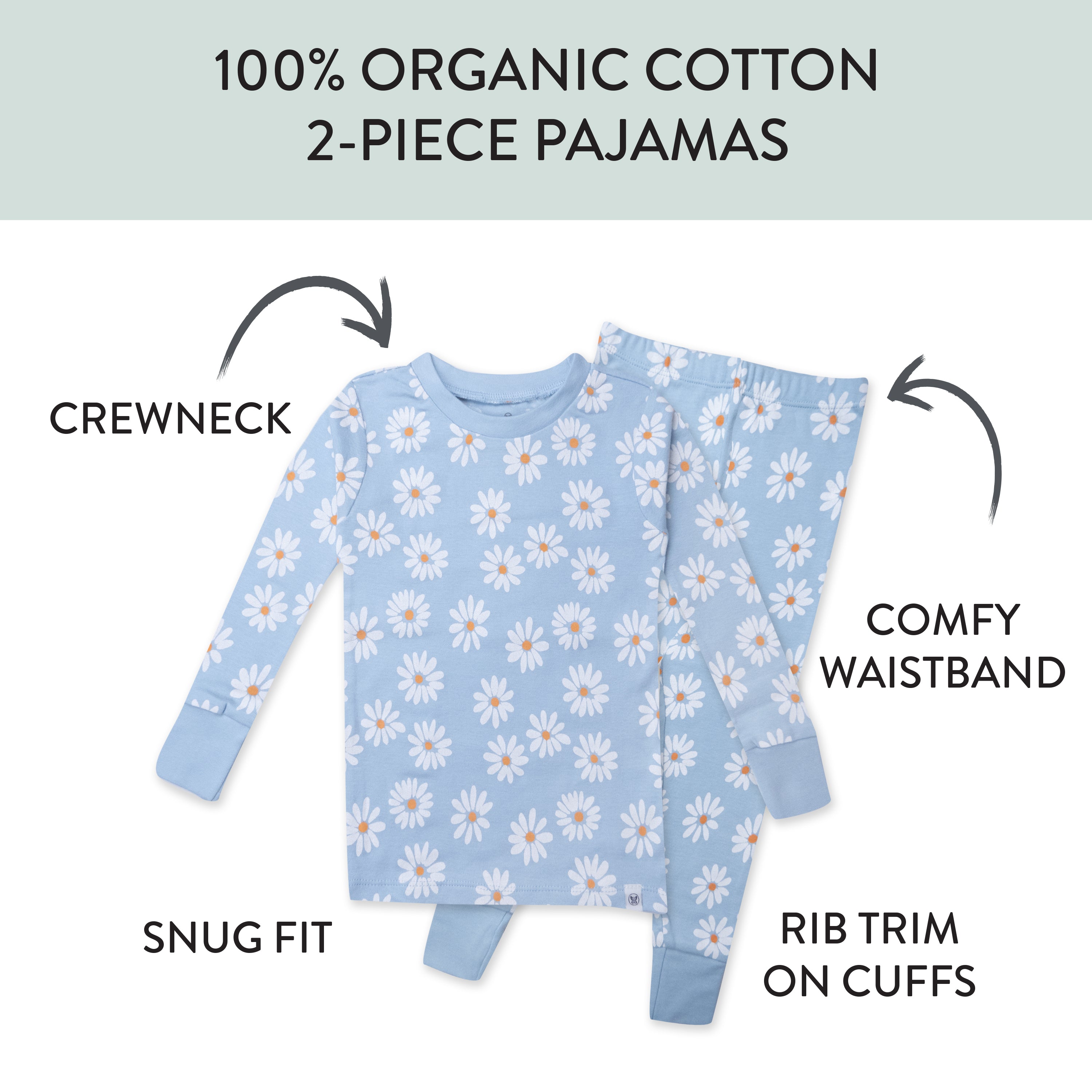 2-Piece Organic Cotton Pajamas