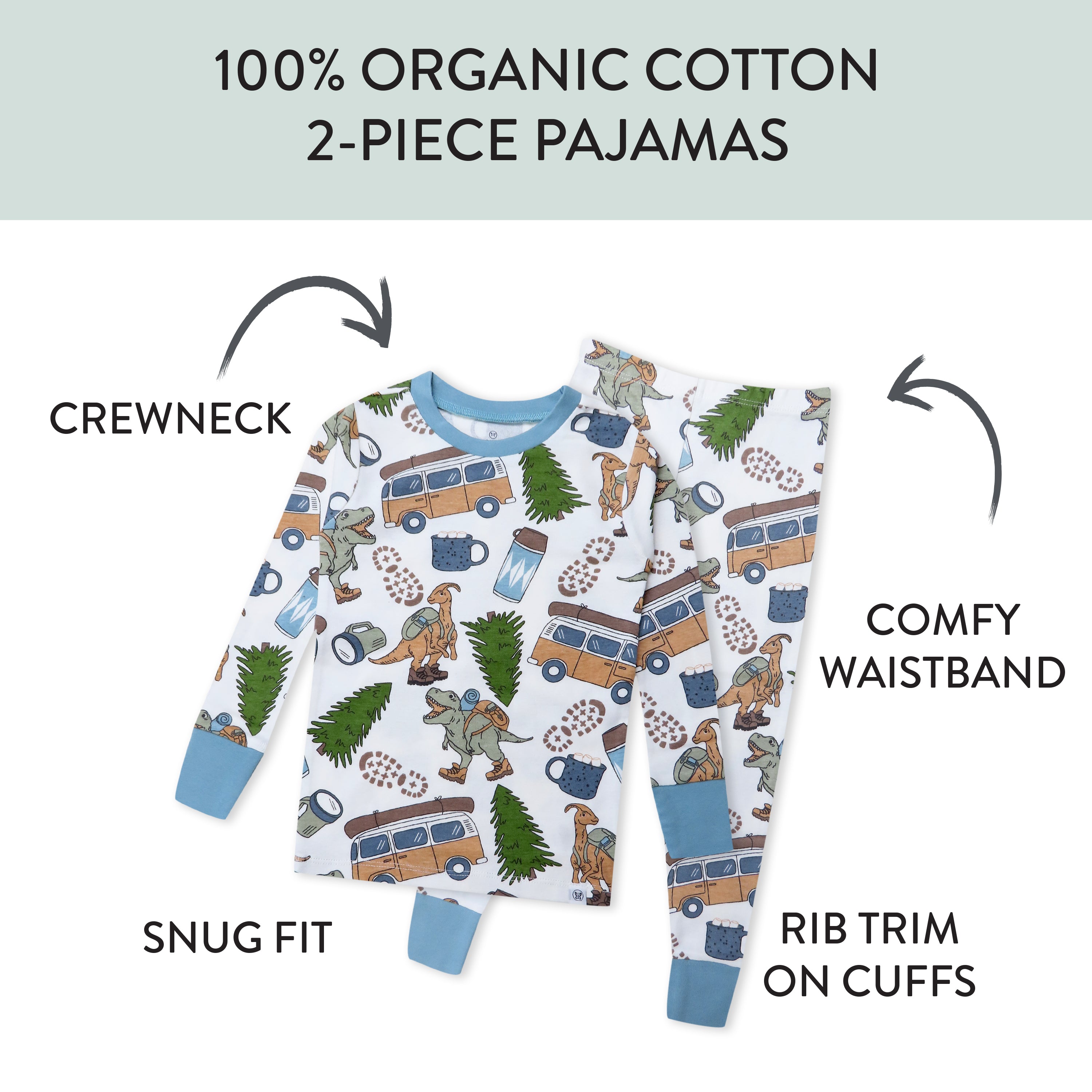 2-Piece Organic Cotton Pajamas