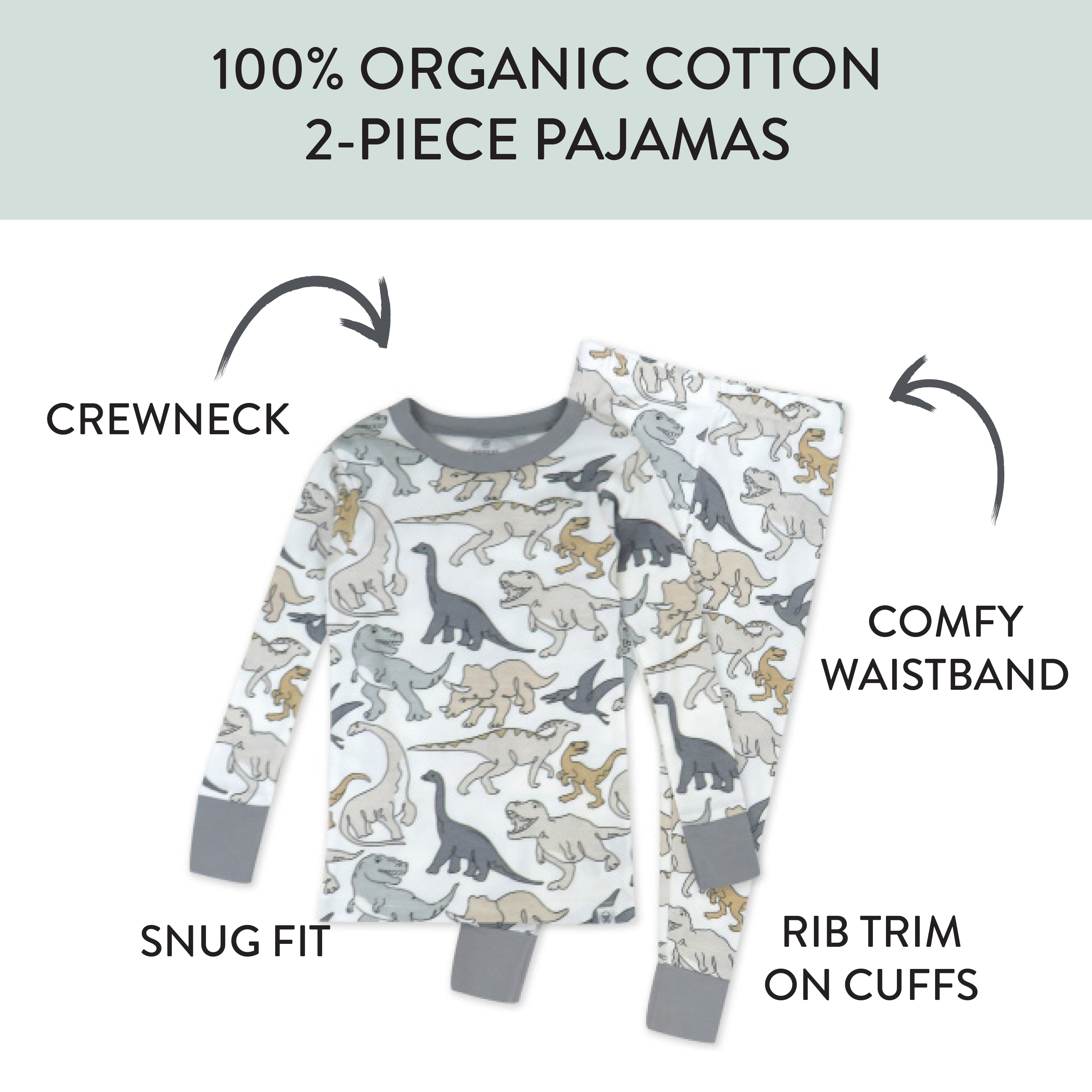 2-Piece Organic Cotton Pajamas