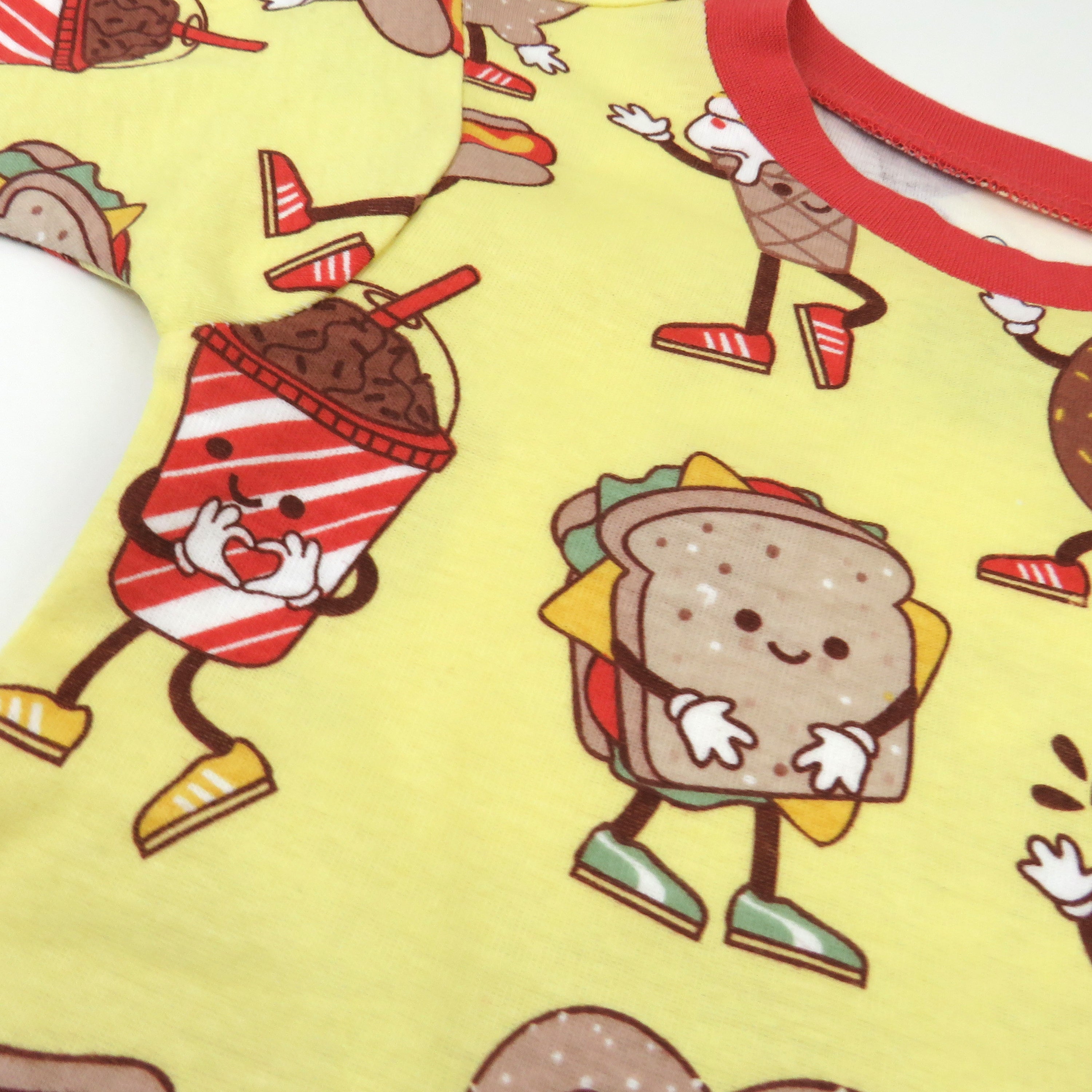 Organic Cotton Fun Foods Pajamas For Babies & Toddlers