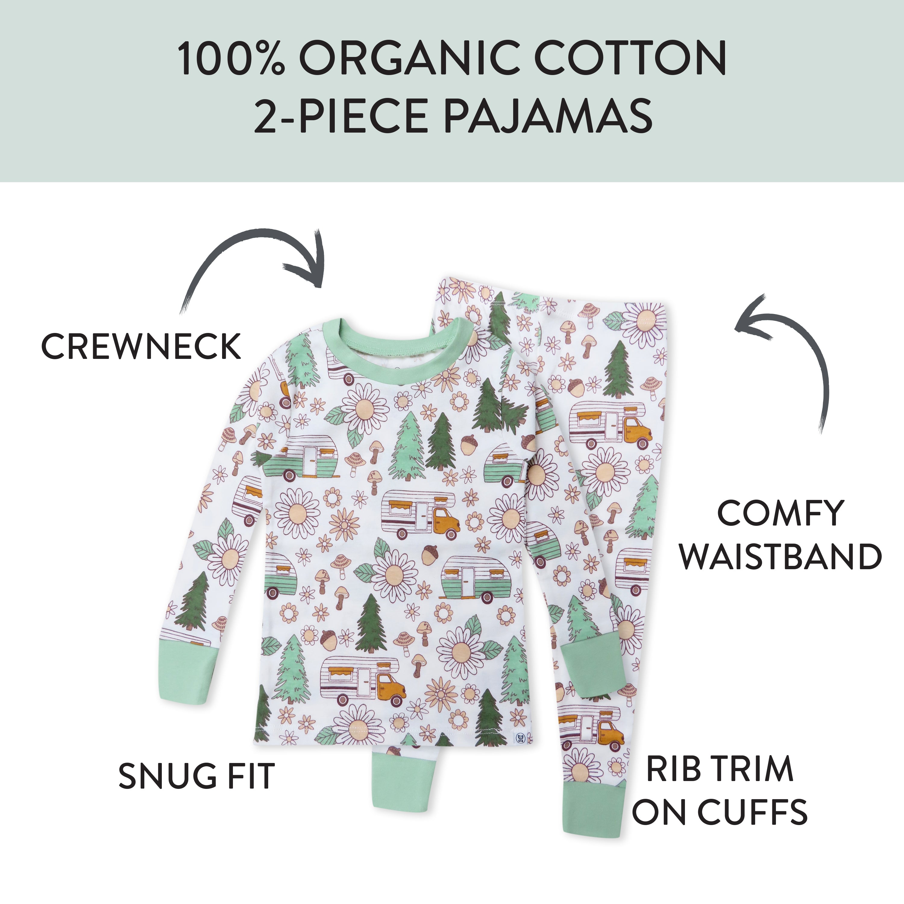 2-Piece Organic Cotton Pajamas