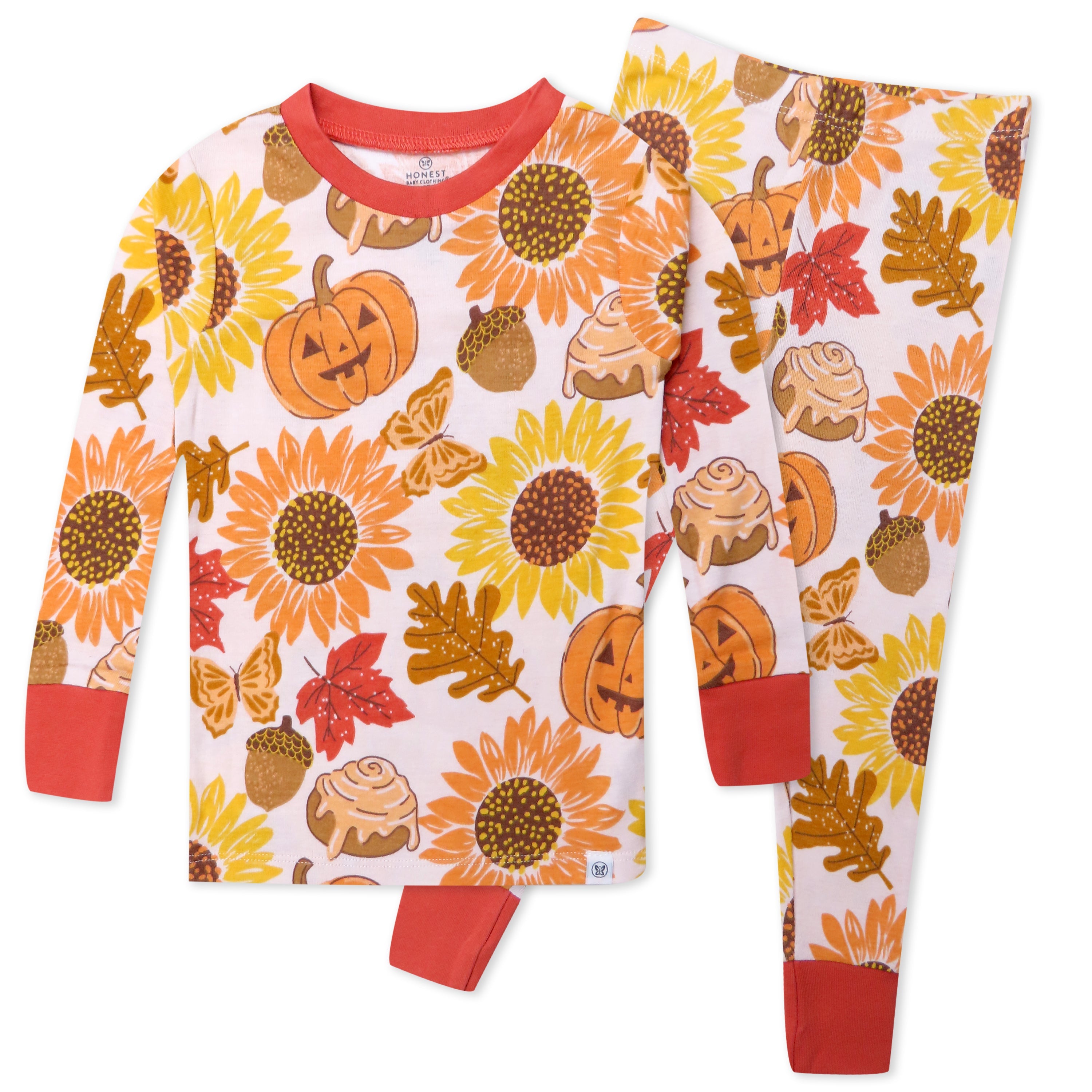 Organic Cotton Fun Foods Pajamas For Babies & Toddlers