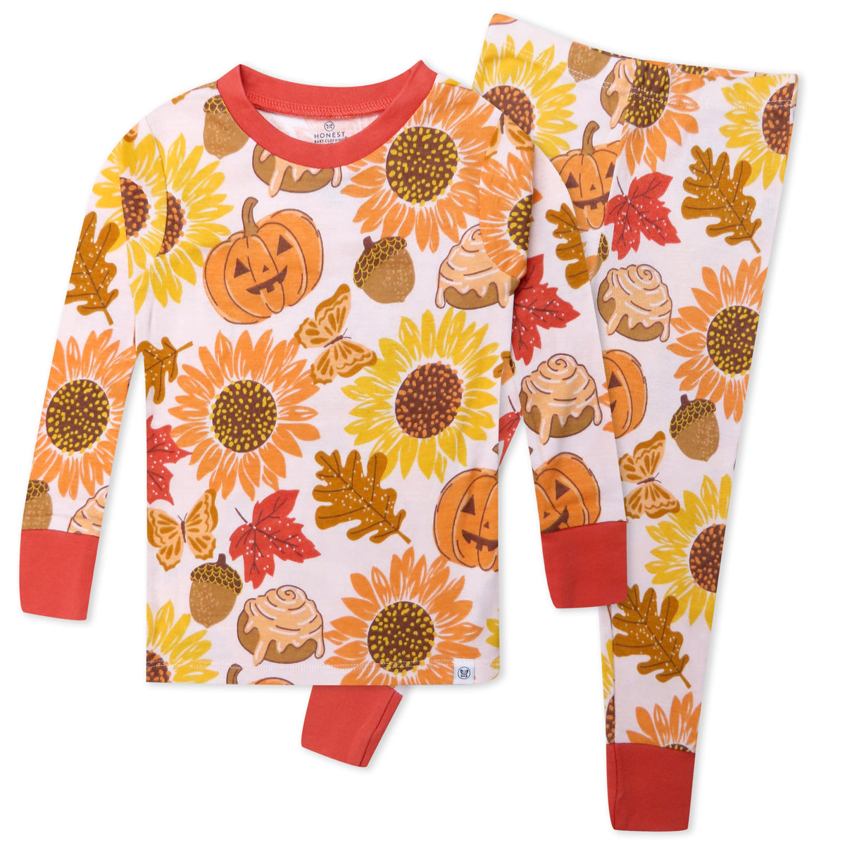 Organic Cotton Fun Foods Pajamas For Babies & Toddlers