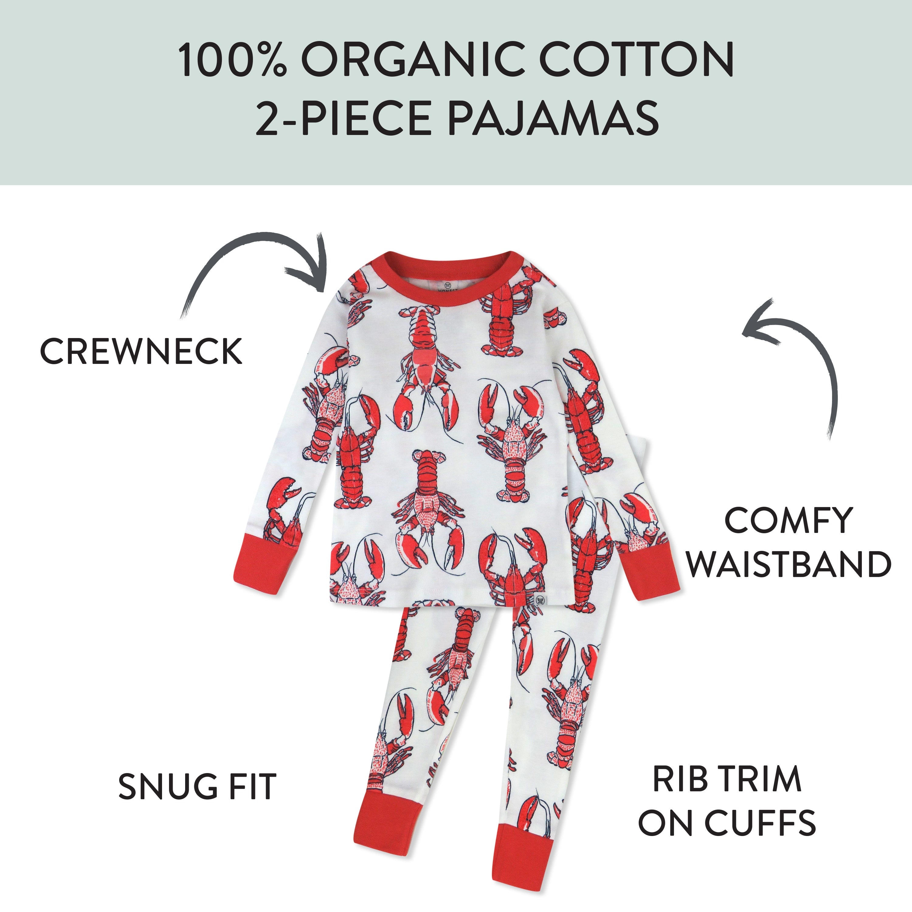 2-Piece Organic Cotton Pajamas