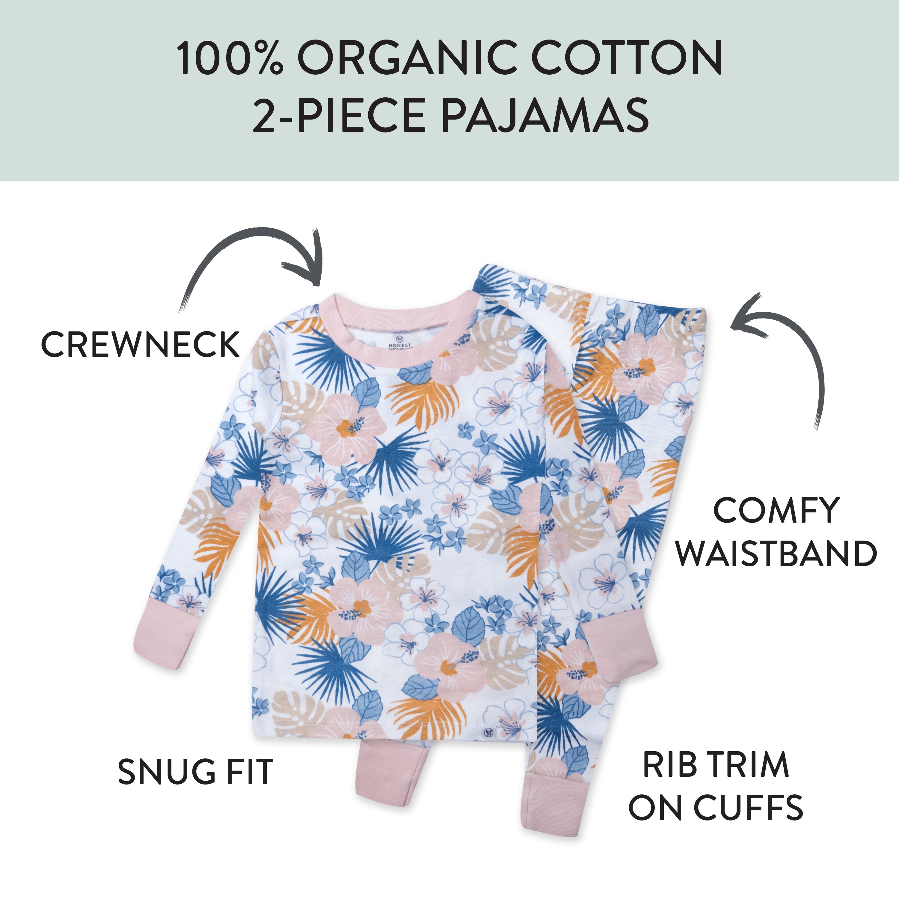 2-Piece Organic Cotton Pajamas