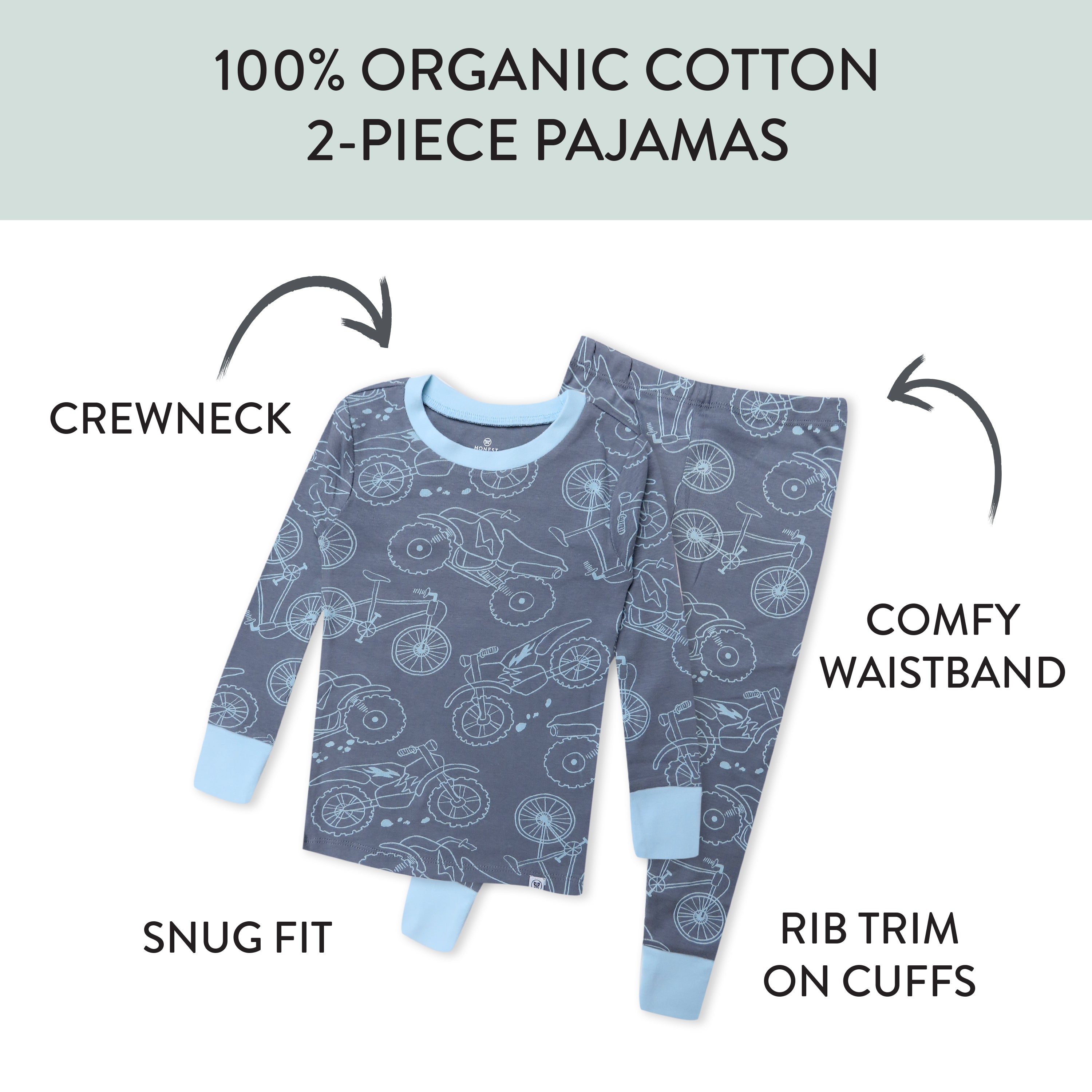 2-Piece Organic Cotton Pajamas