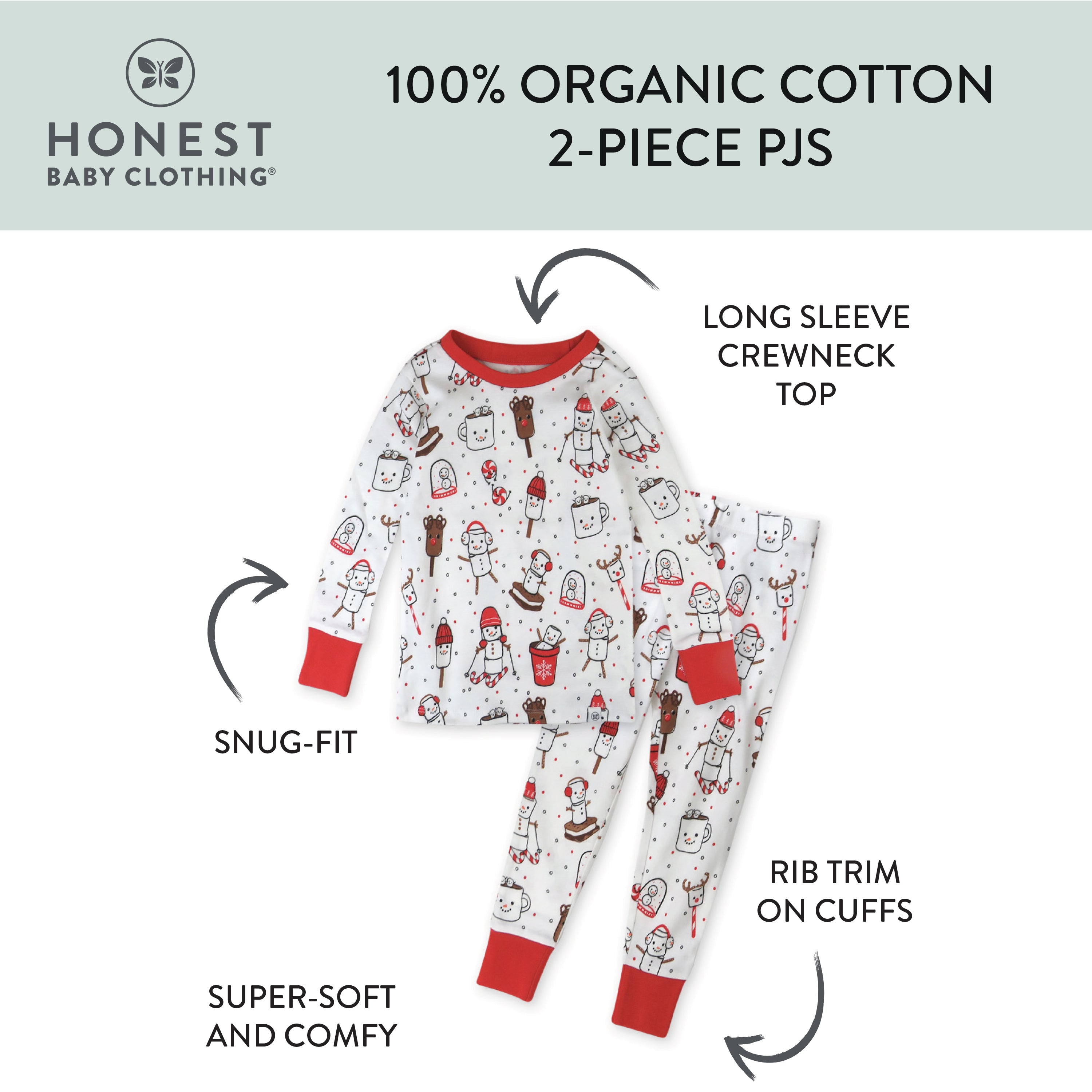 Organic Cotton Holiday Pajamas