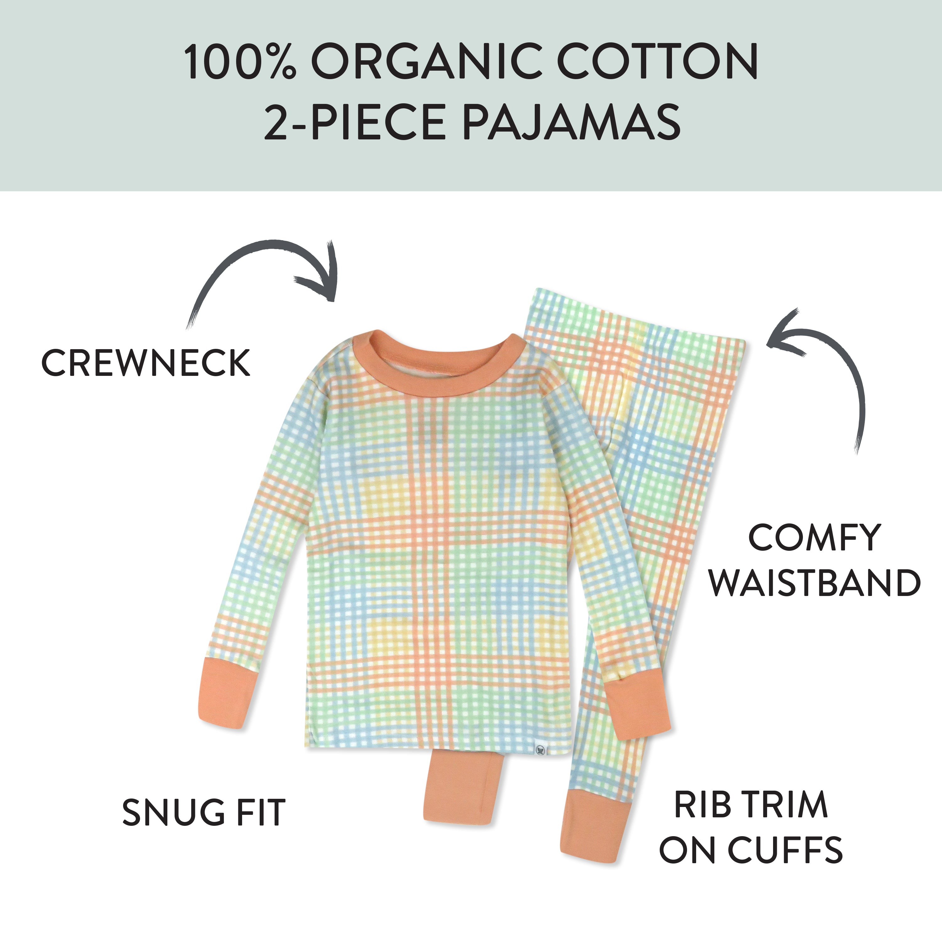 2-Piece Organic Cotton Pajamas
