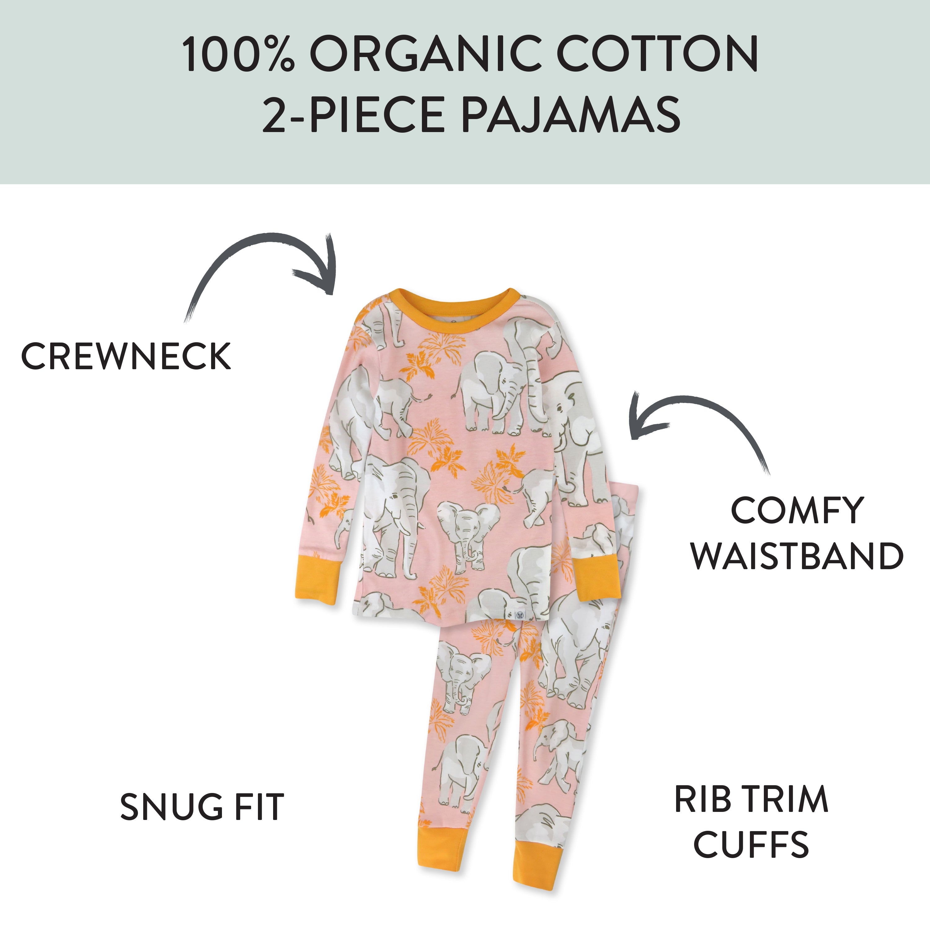 2-Piece Organic Cotton Pajamas