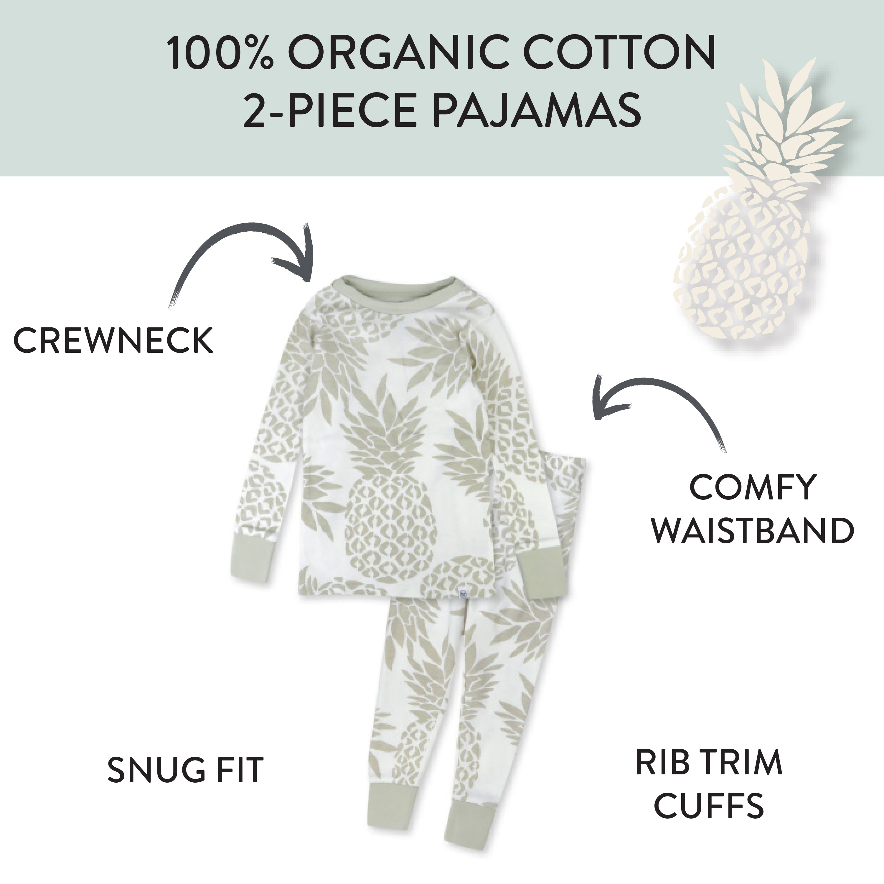 2-Piece Organic Cotton Pajamas