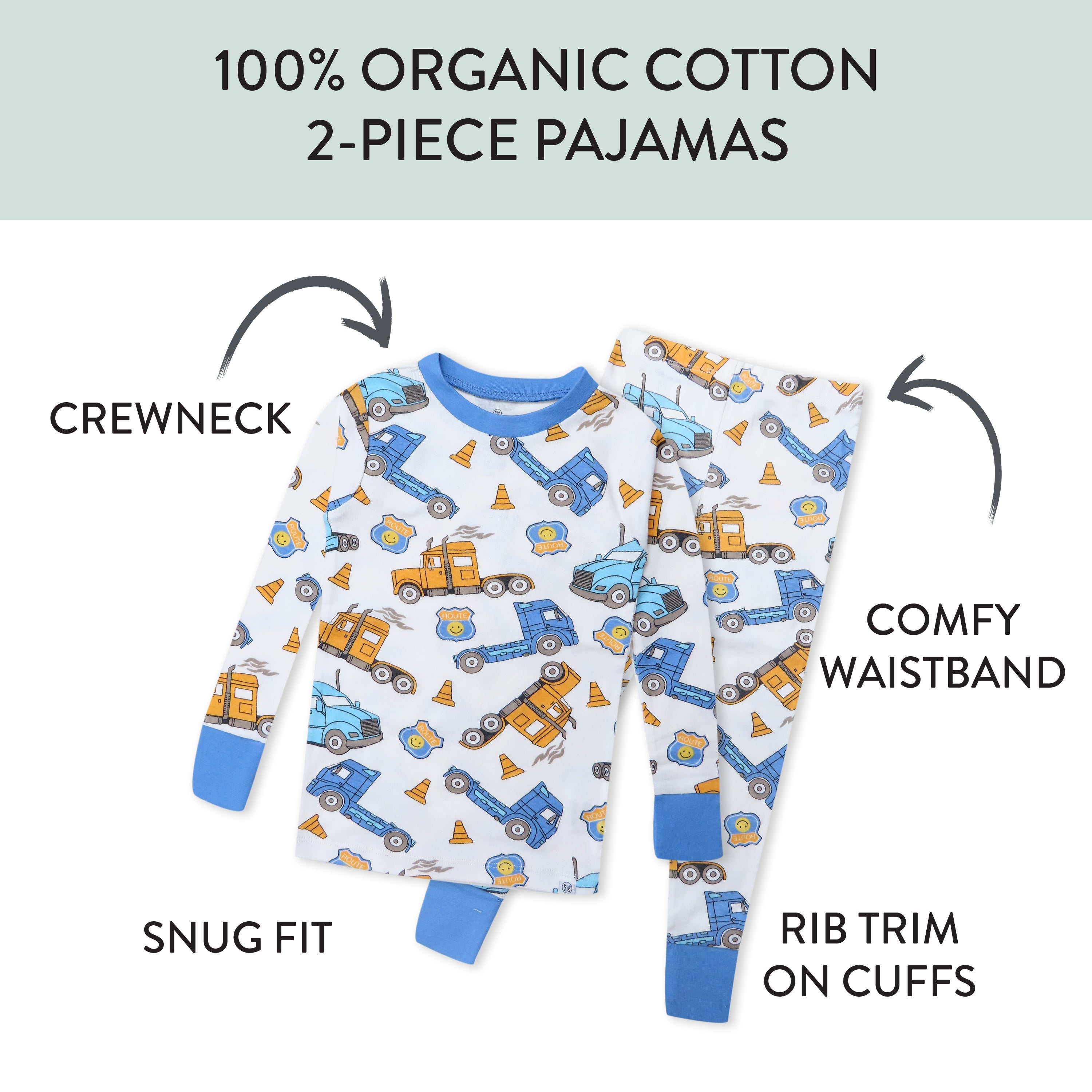 2-Piece Organic Cotton Pajamas