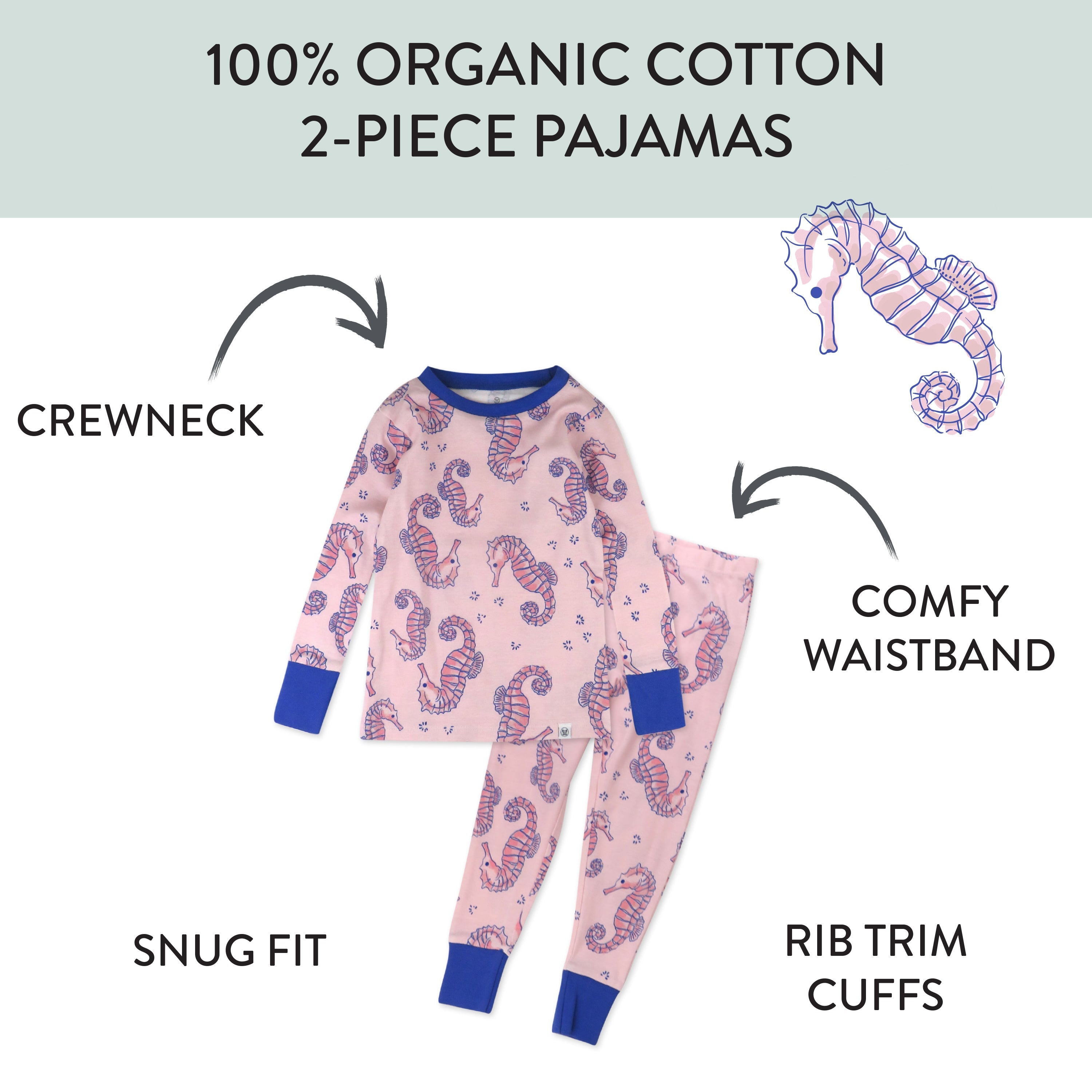 2-Piece Organic Cotton Pajamas