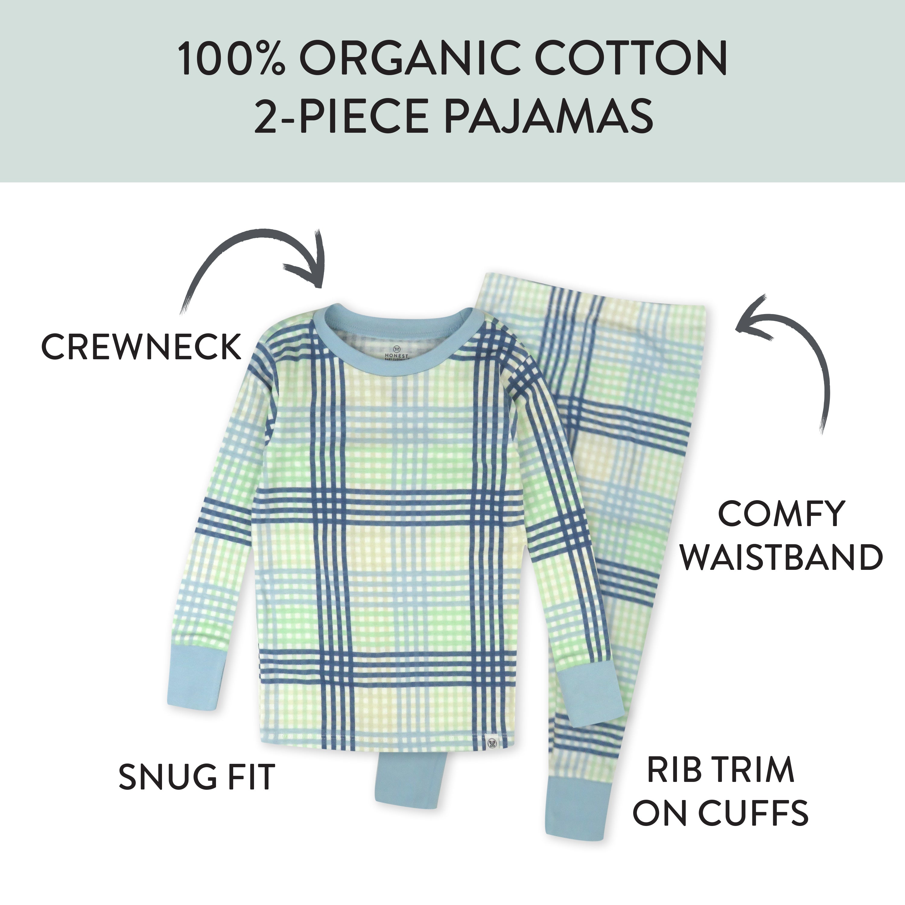 2-Piece Organic Cotton Pajamas