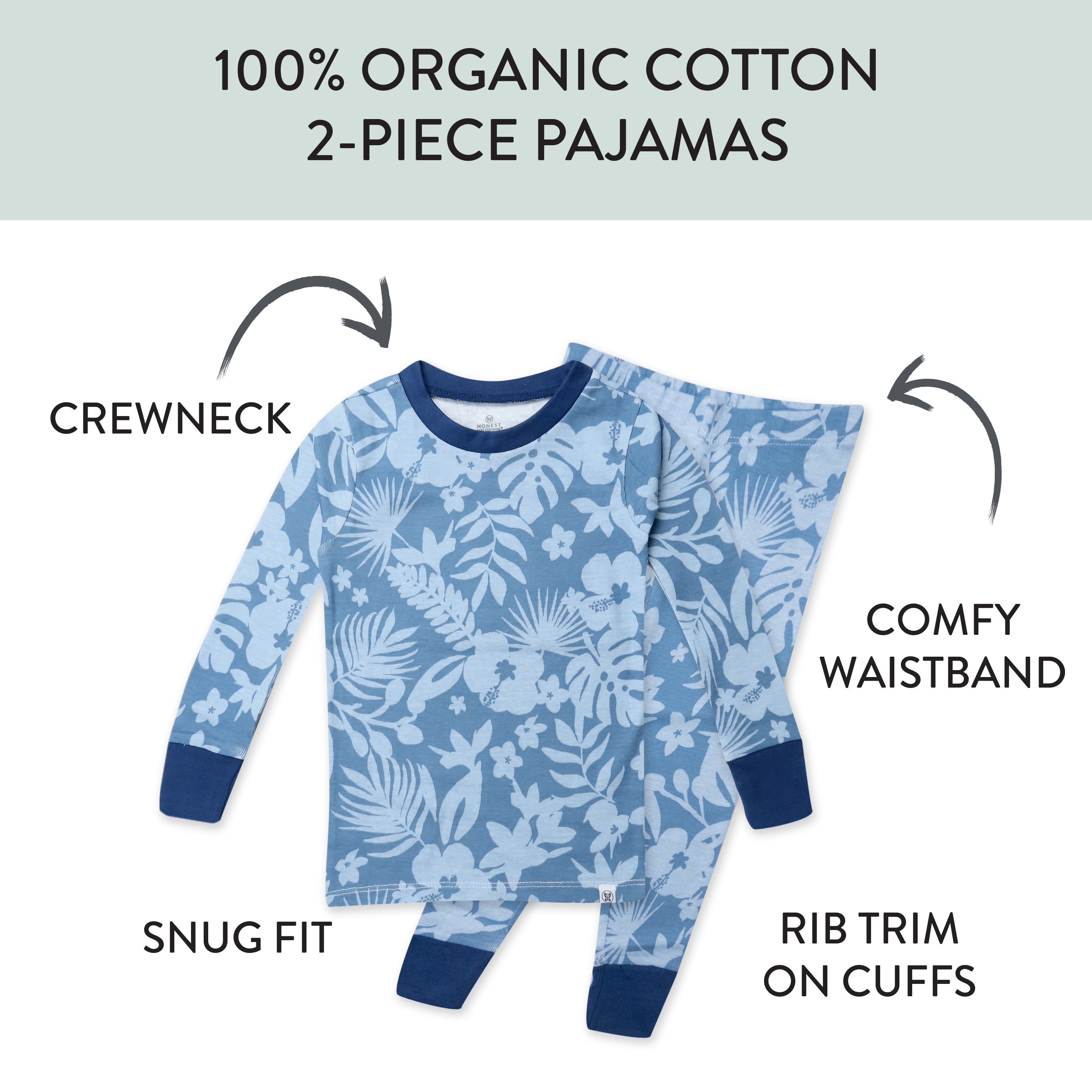 2-Piece Organic Cotton Pajamas