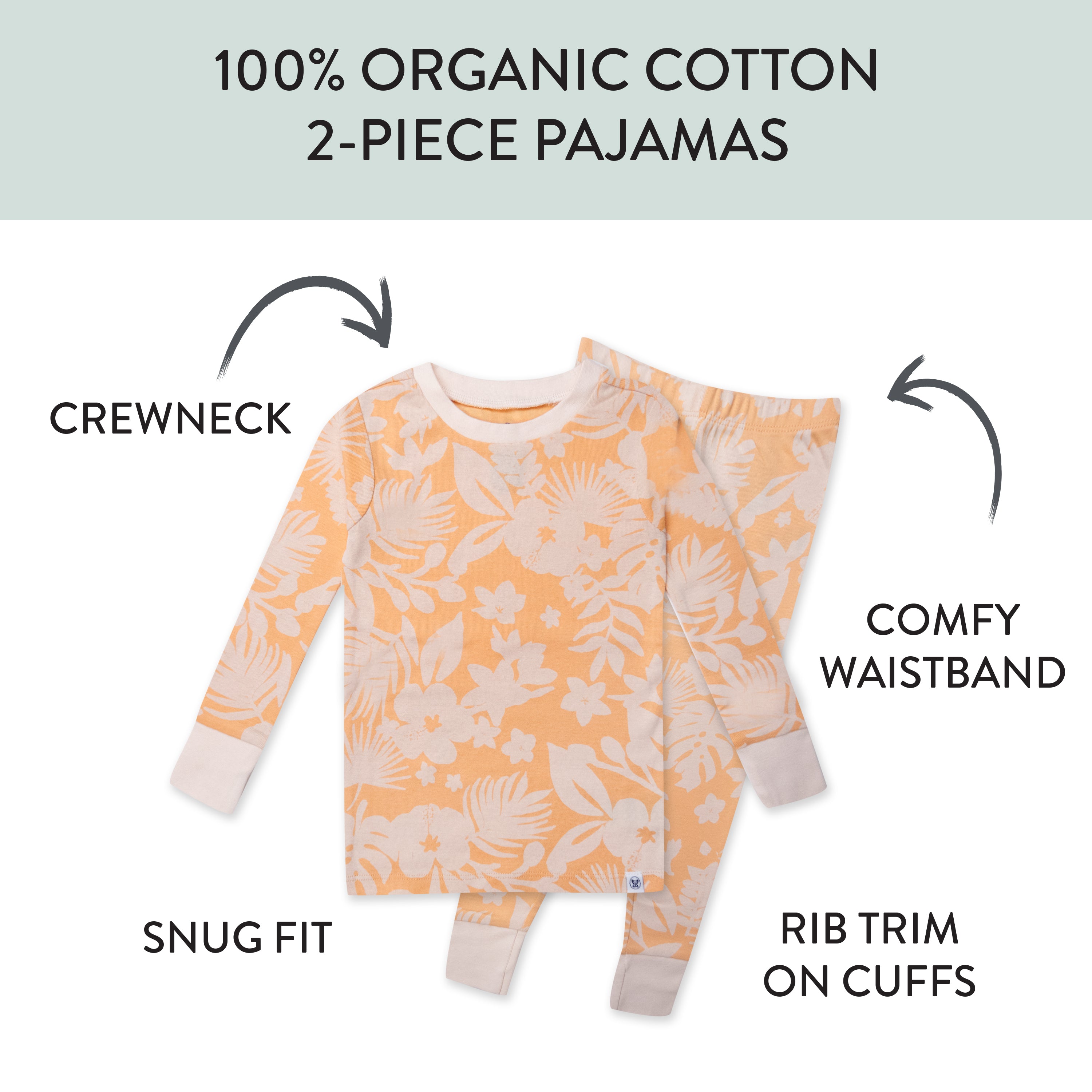 2-Piece Organic Cotton Pajamas