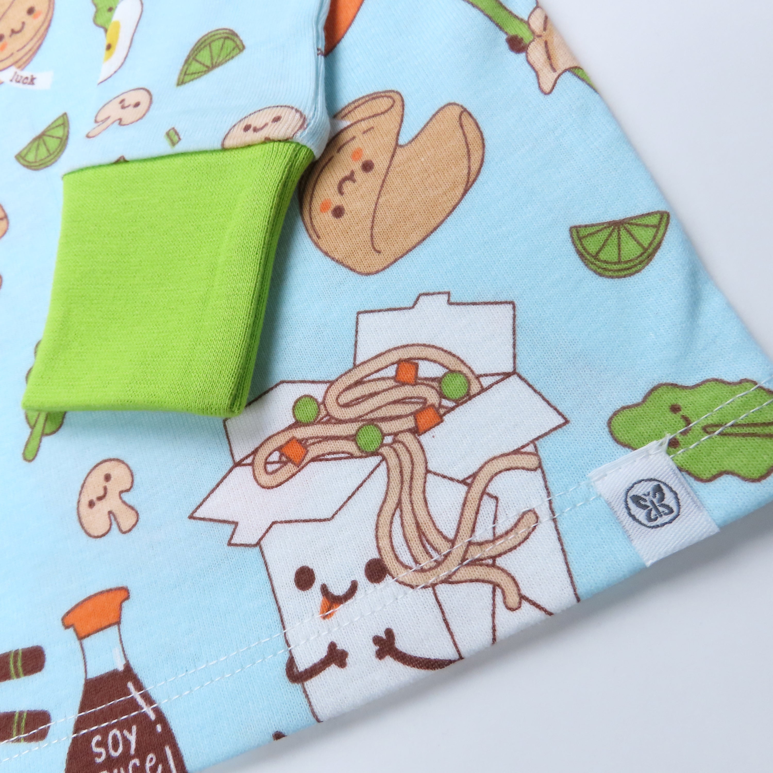Organic Cotton Fun Foods Pajamas For Babies & Toddlers