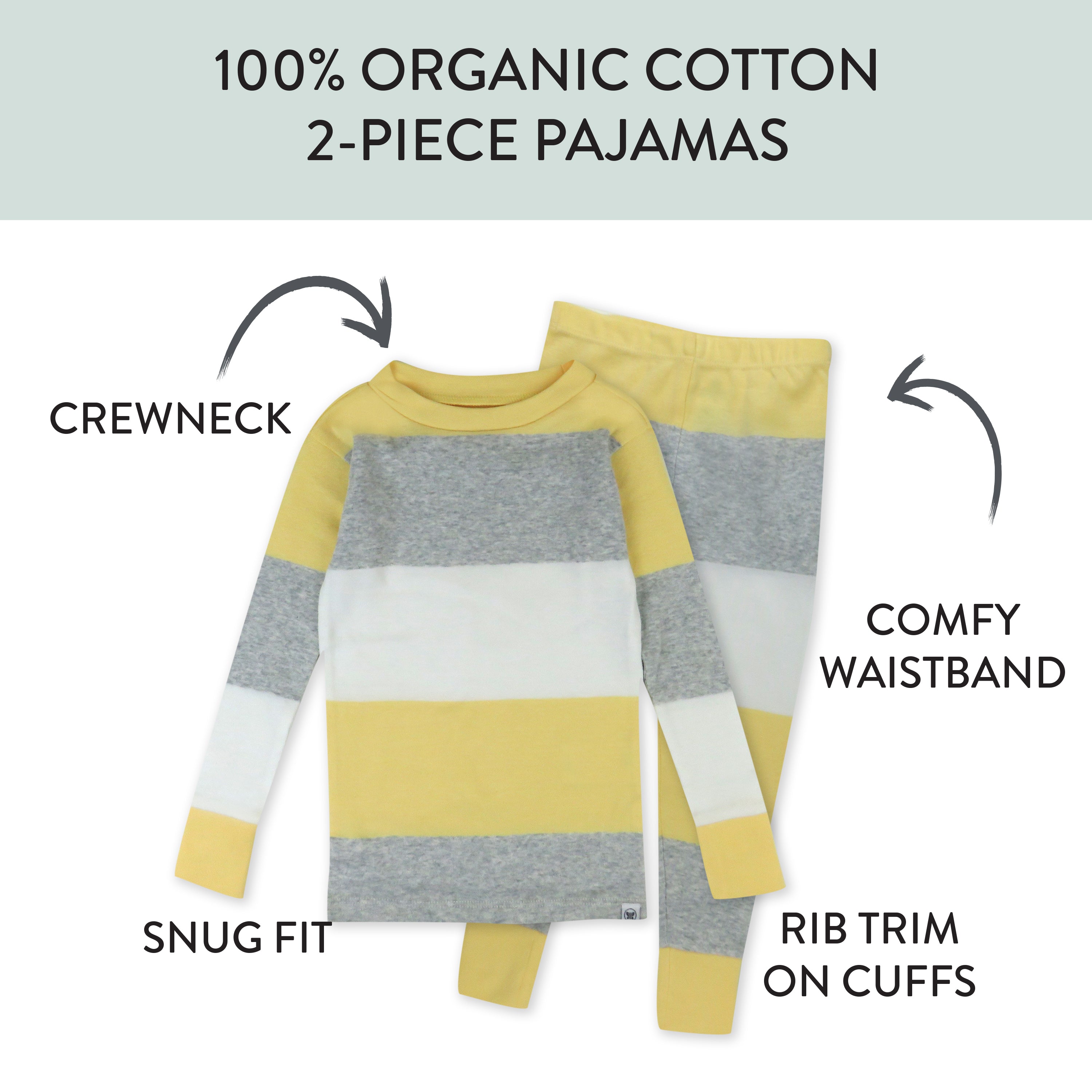 2-Piece Organic Cotton Pajamas