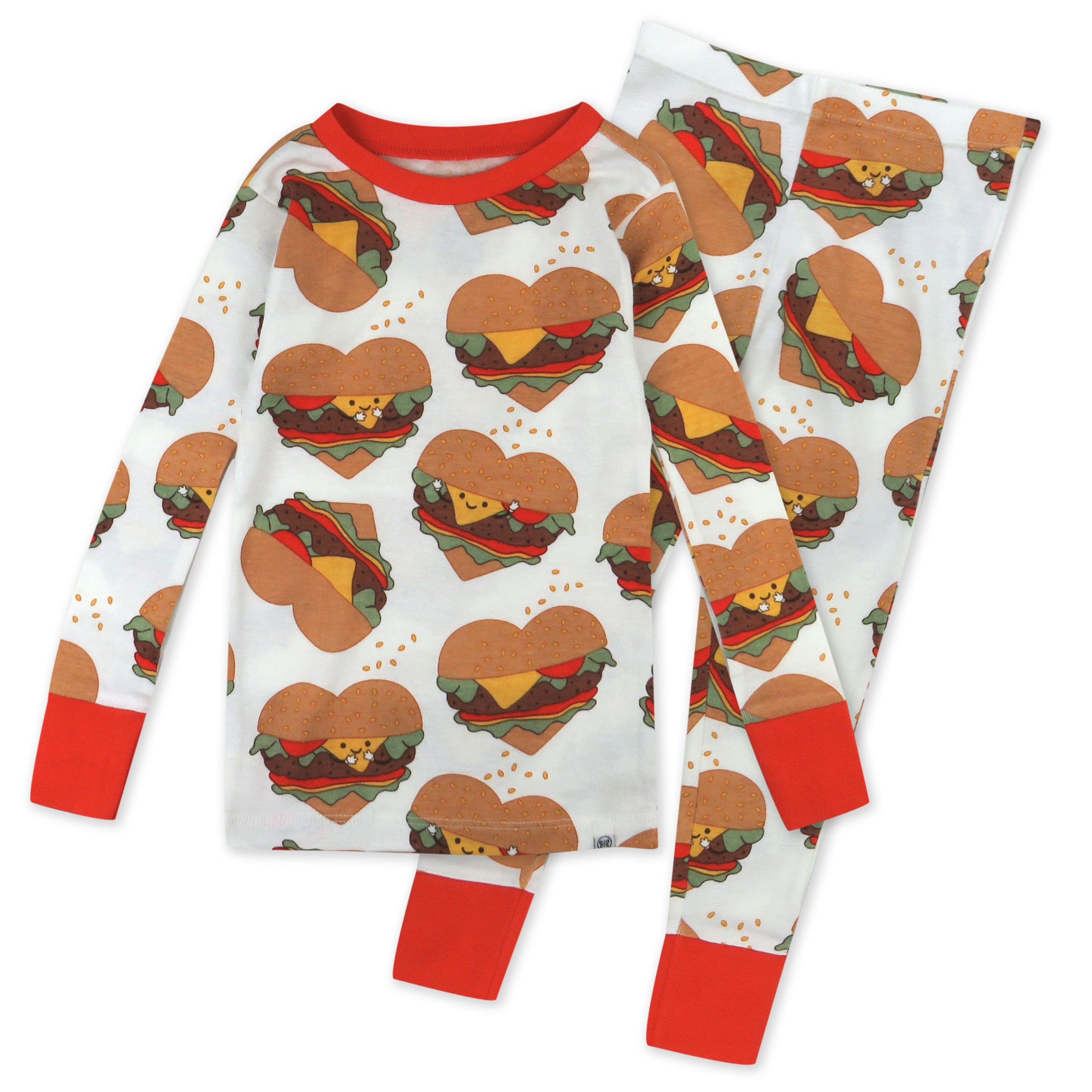 Organic Cotton Fun Foods Pajamas For Babies & Toddlers