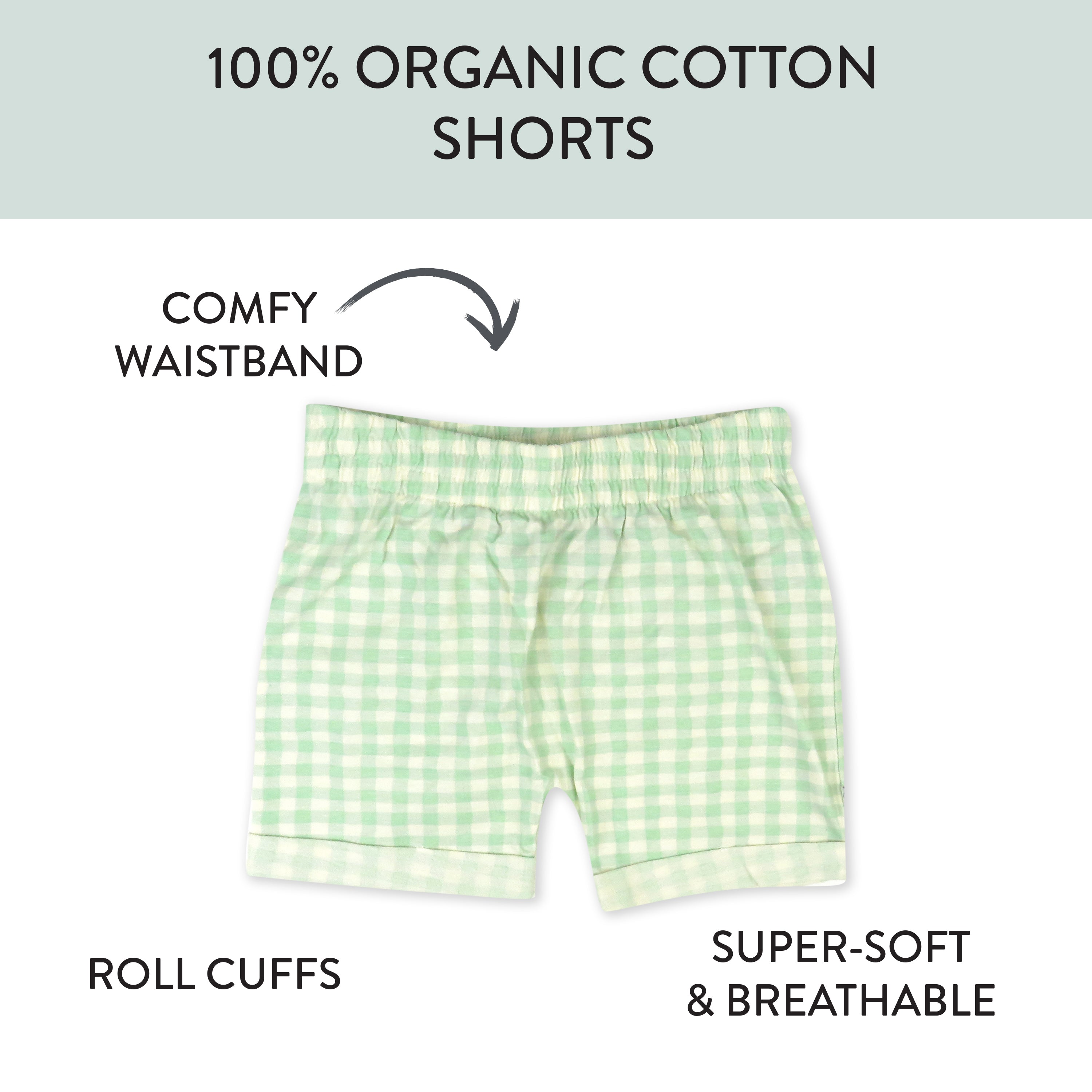 2-Pack Organic Cotton Short Set
