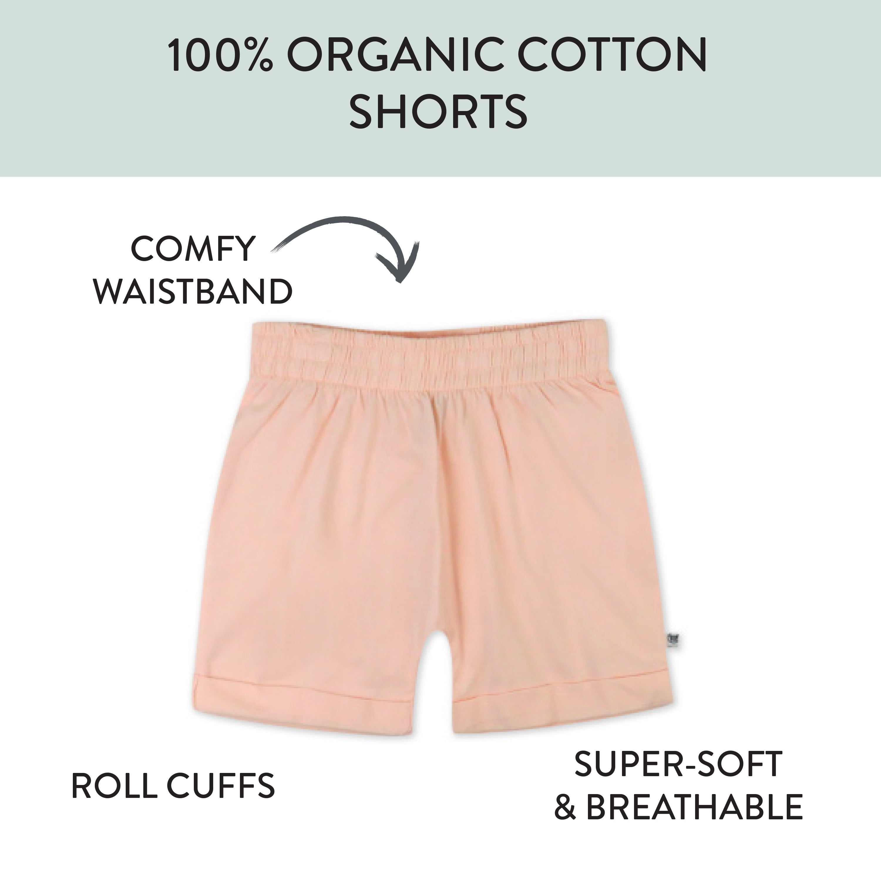 2-Pack Organic Cotton Short Set