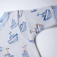 2-Piece Organic Cotton Short Sleeve & Shorts Pajama Set