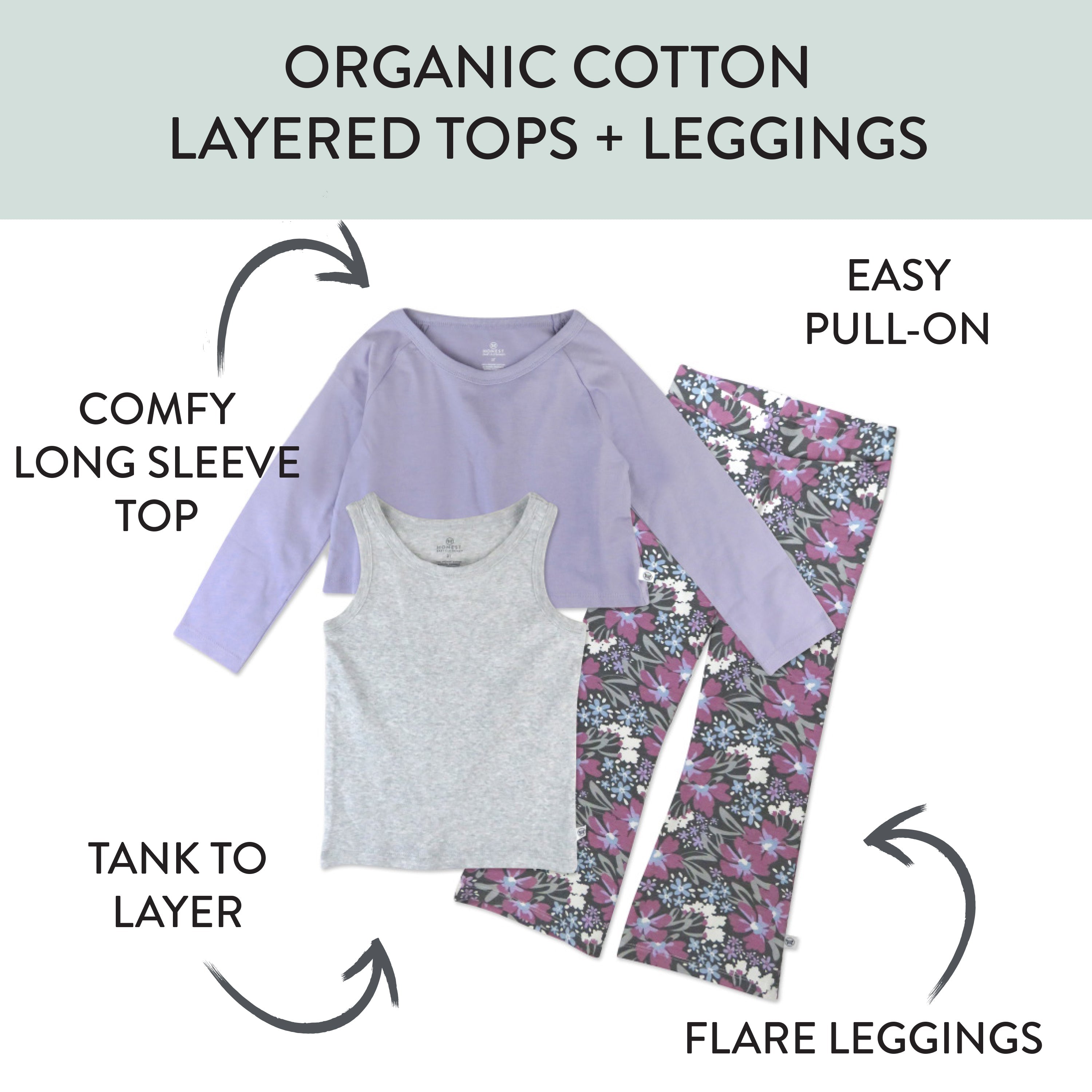 Toddler 2-Piece Novelty Top with Flare Leg Bottom