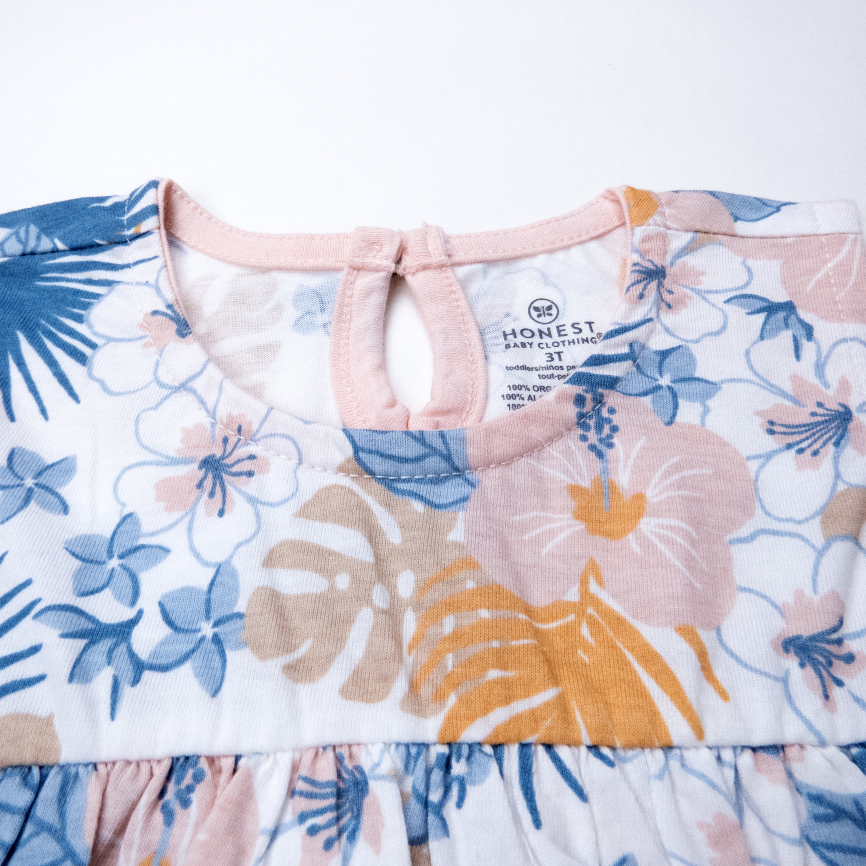 Toddler 2-Piece Ruffle Layered Shirt and Cuffed Short Set