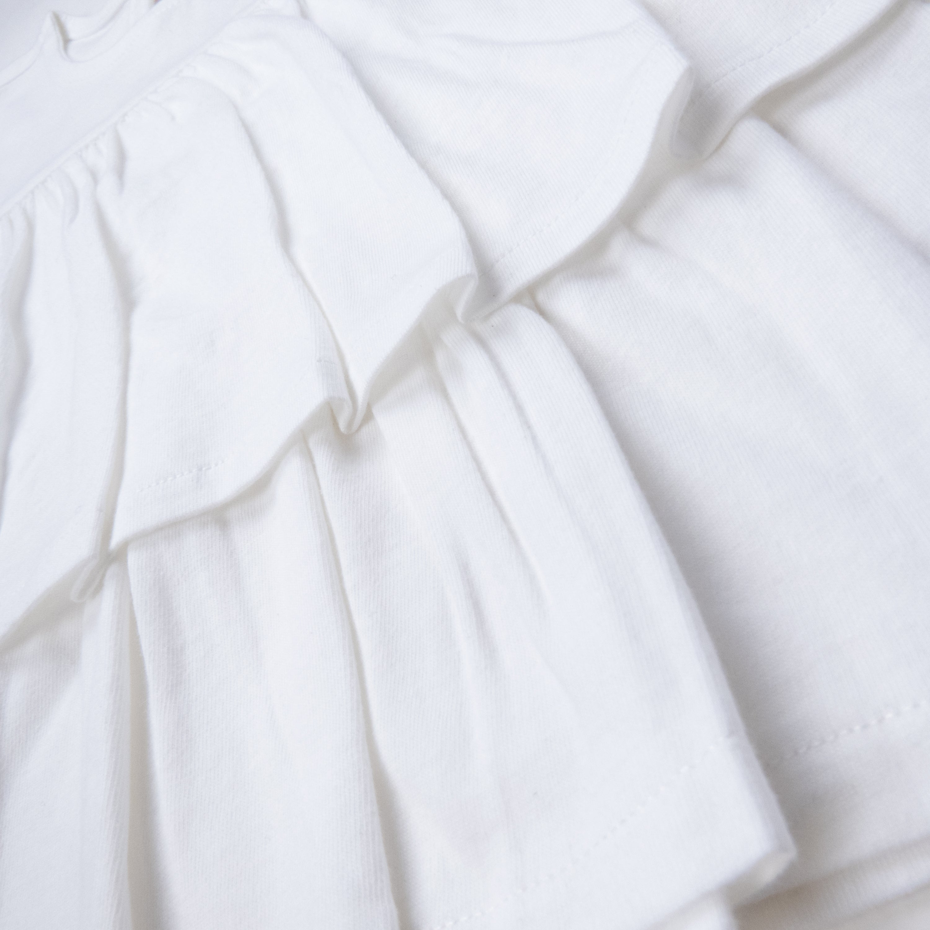 Toddler 2-Piece Ruffle Layered Shirt and Cuffed Short Set