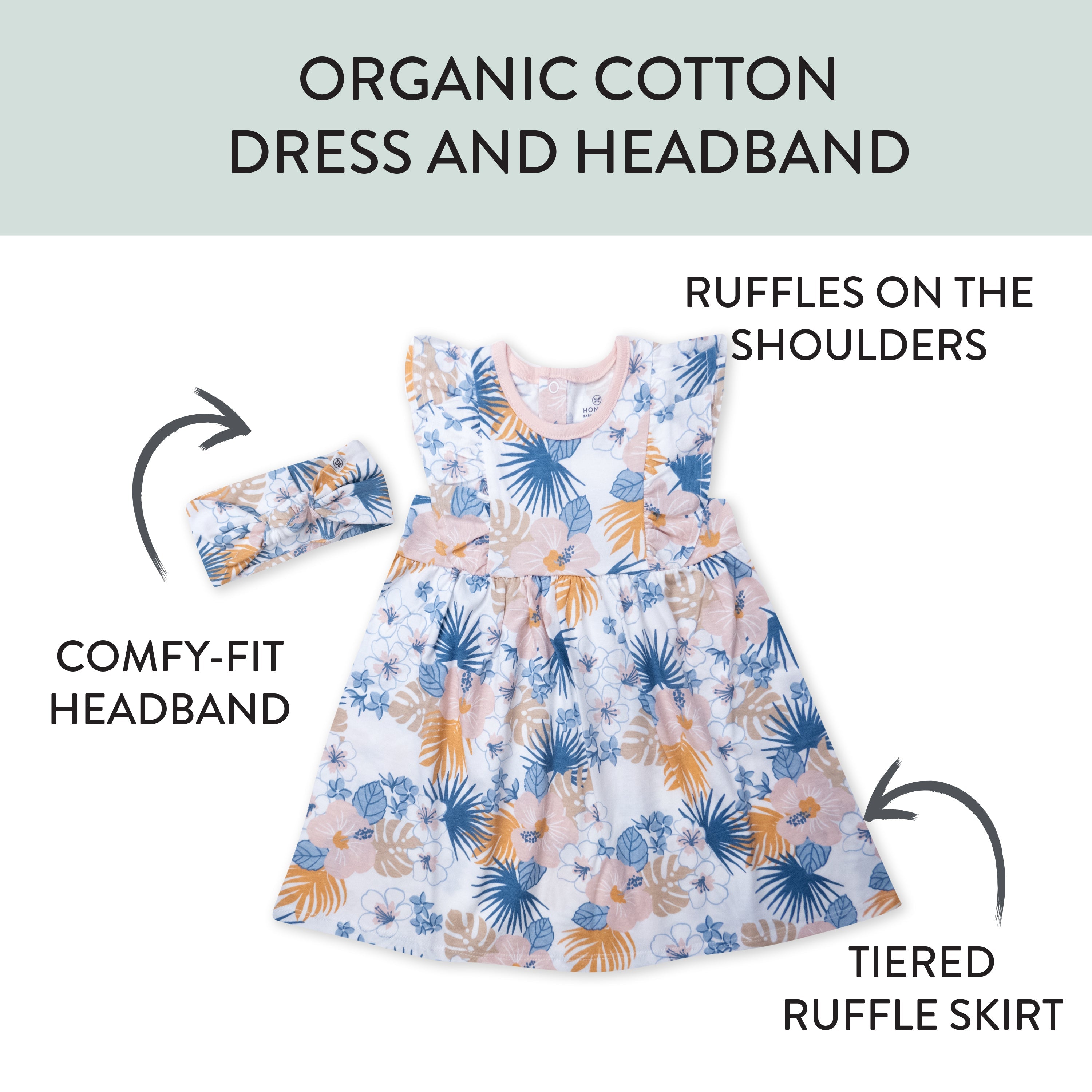 2-Piece Dress and Headband Set