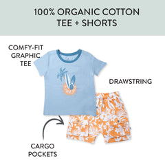 Toddler 2-Piece Short Sleeve and Short Set