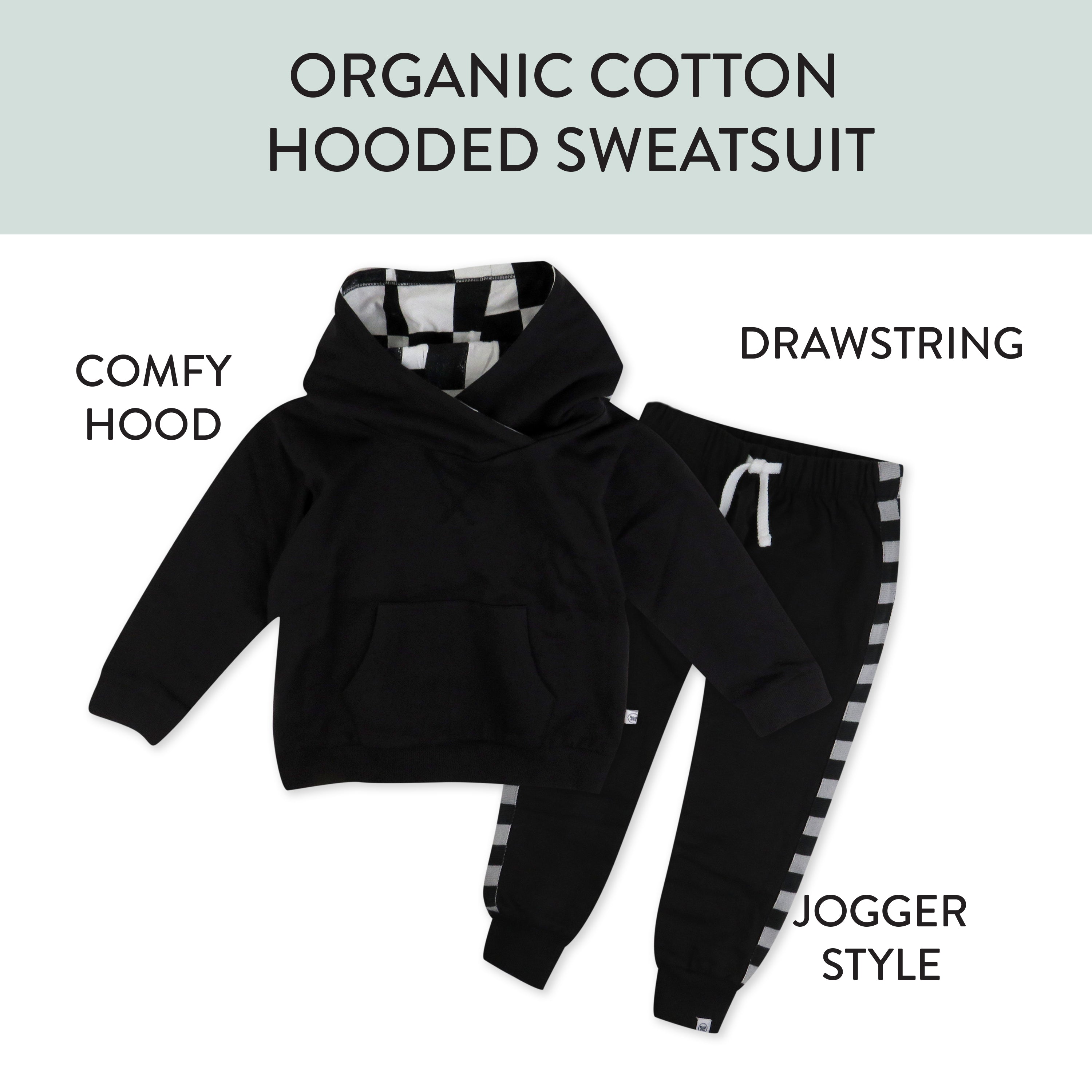 2-Piece Fleece Hoodie and Sweatpant Set