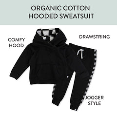 2-Piece Fleece Hoodie and Sweatpant Set