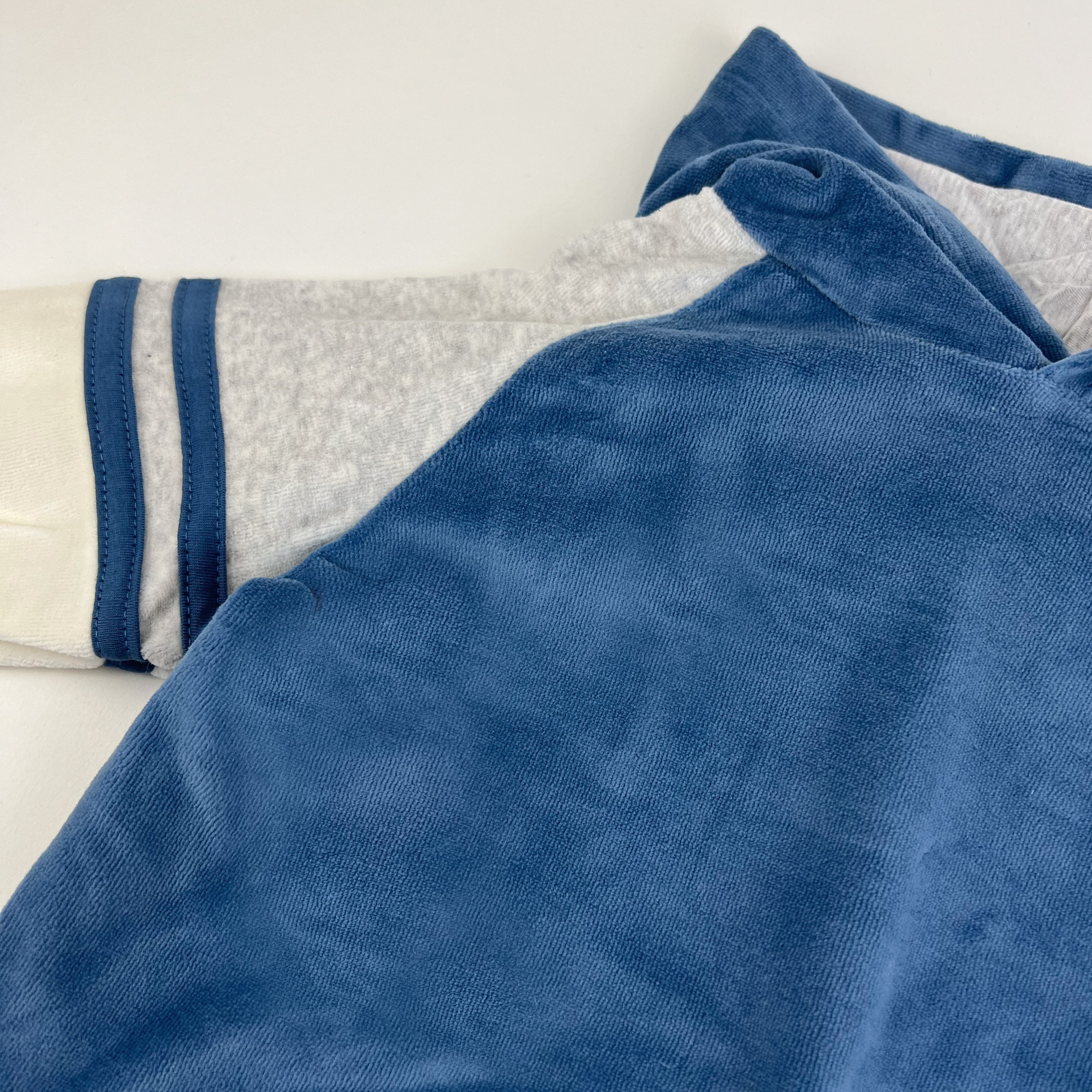 2 Piece Cozy Velour Pop Over Hoodie and Sweatpant Set